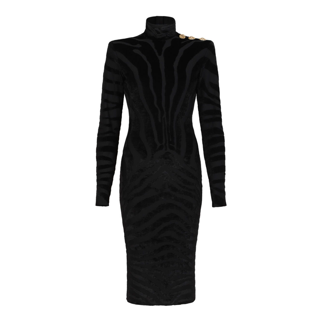 BALMAIN Elegant Viscose-Blend Mini Dress for Women