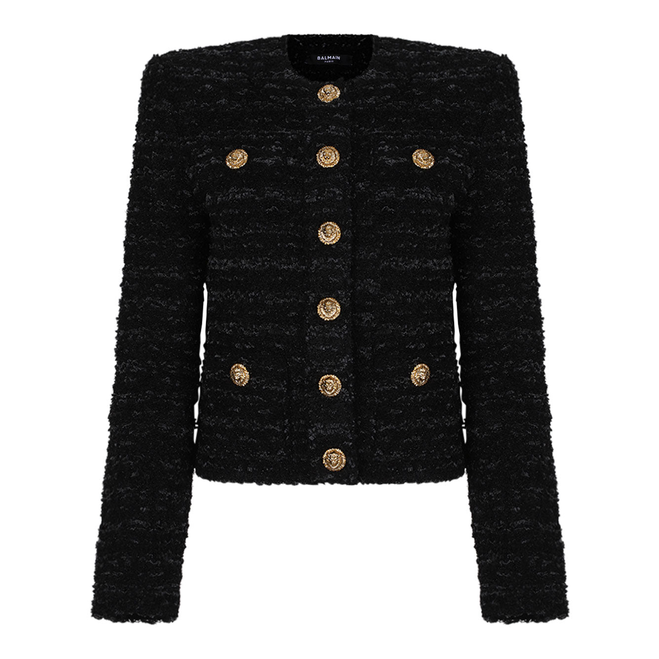 BALMAIN Viscose Blend Jacket for Women - FW25 Collection