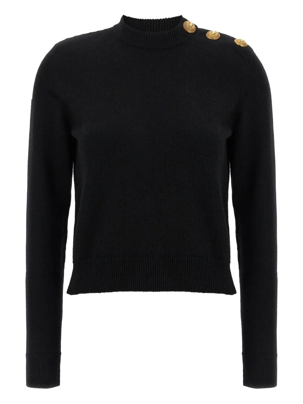 BALMAIN Cashmere Blend Buttoned Sweater