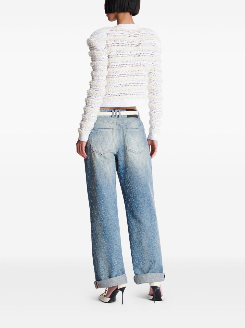 BALMAIN Tweed Cardigan