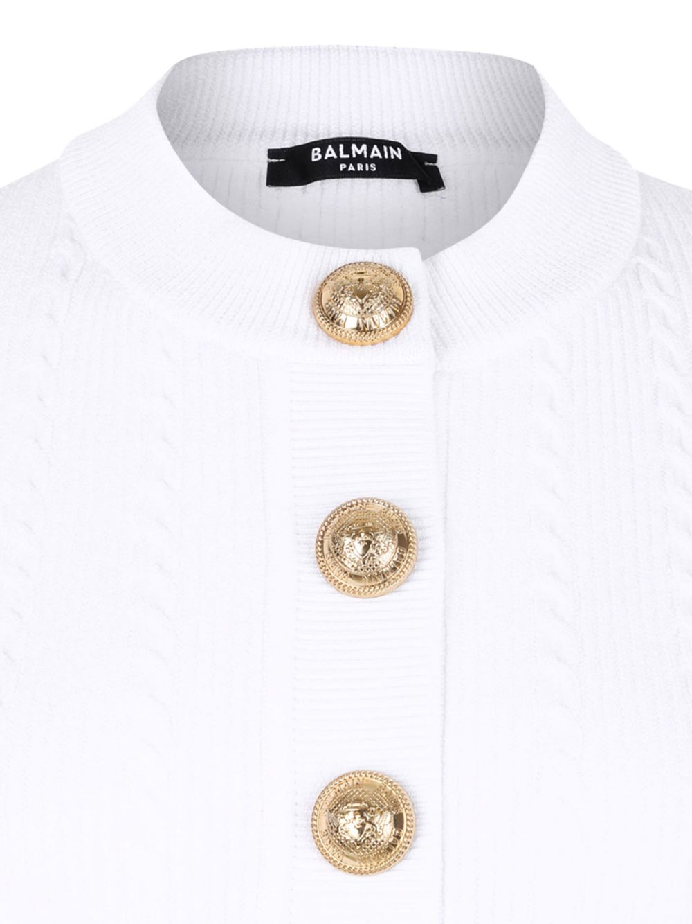 BALMAIN Crewneck Cardigan for Women