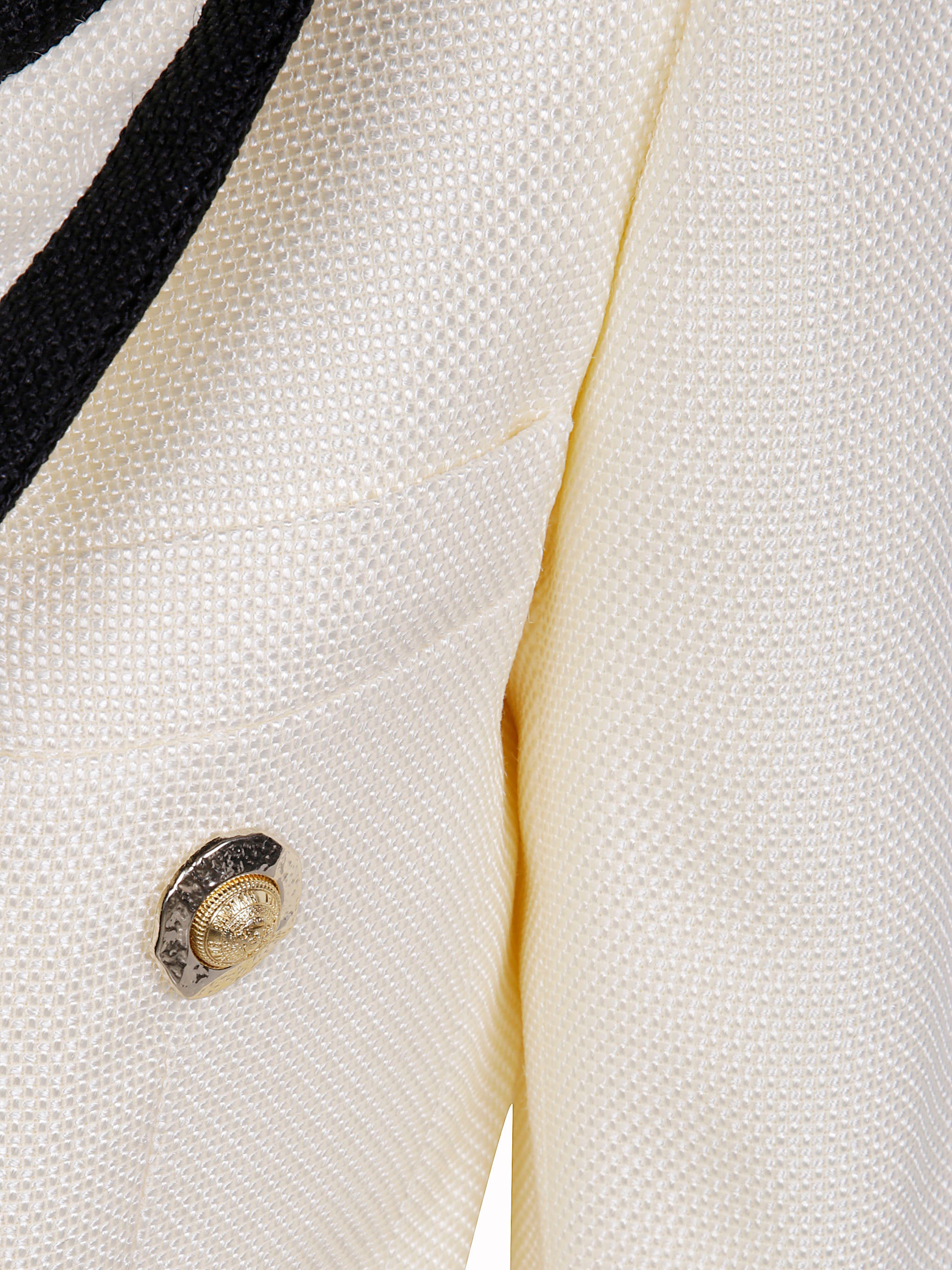 BALMAIN One Button Fitted Natte Jacket