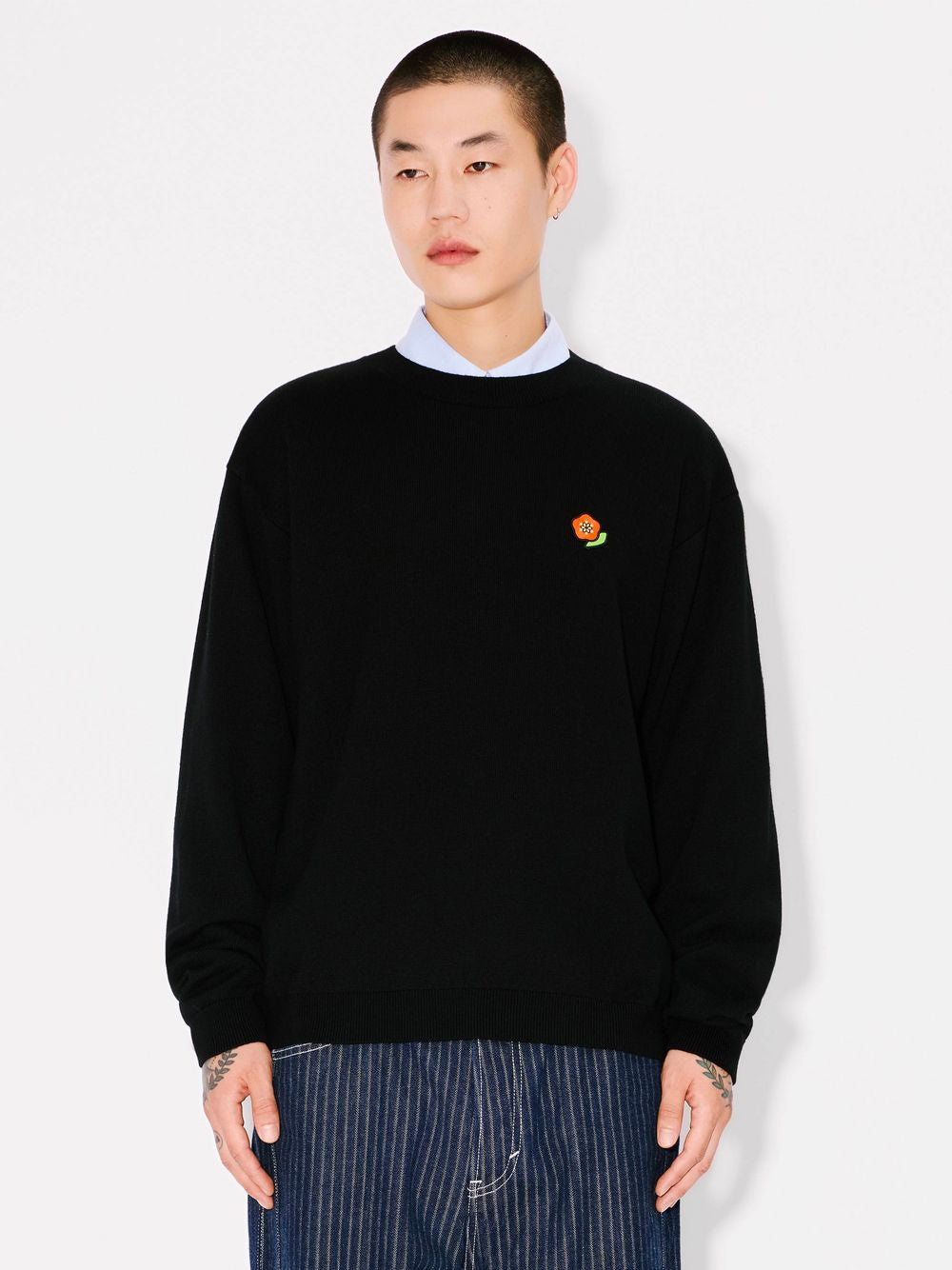 KENZO Merino Wool Pop Sweater for Men