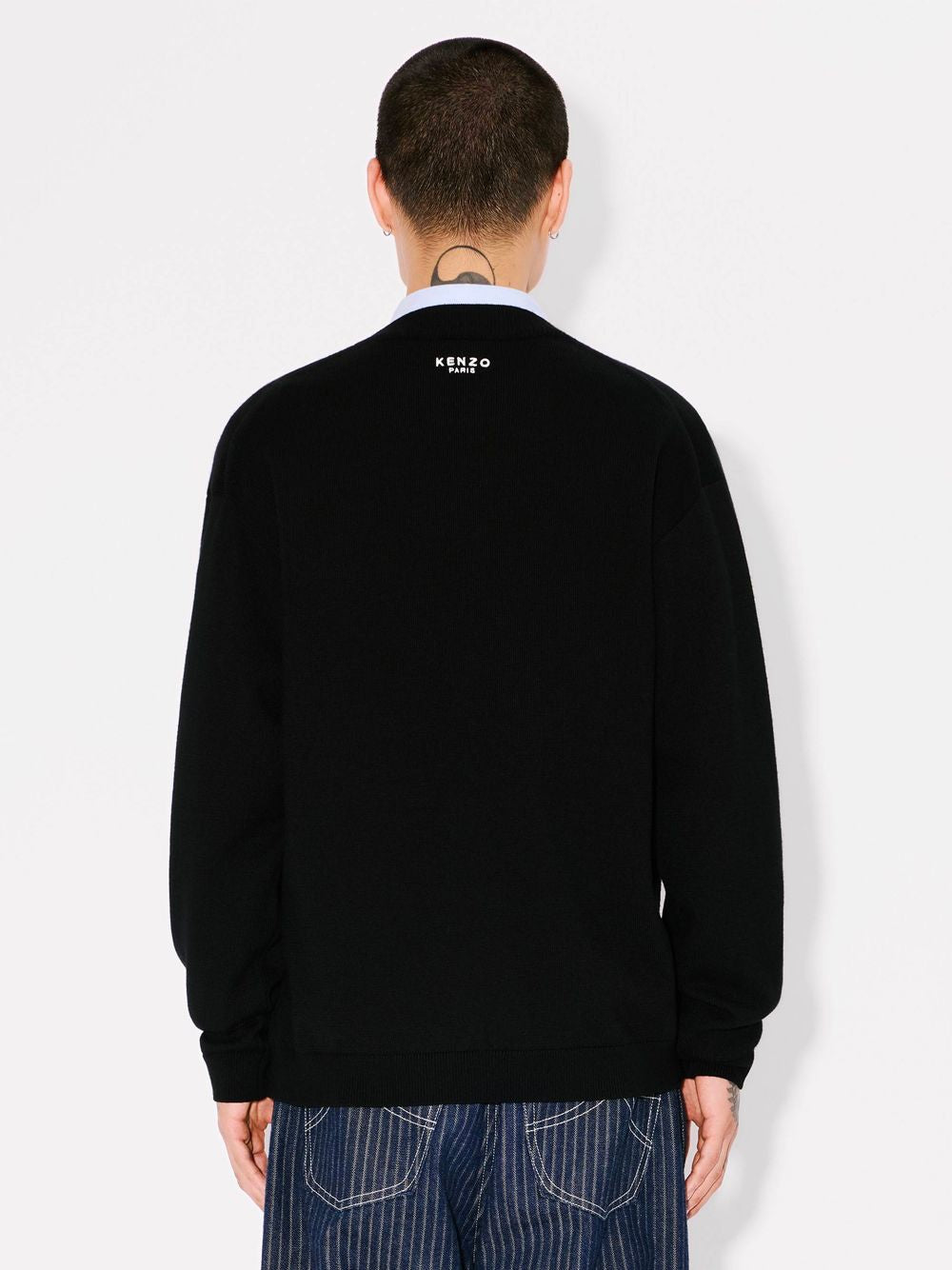 KENZO Merino Wool Pop Sweater for Men