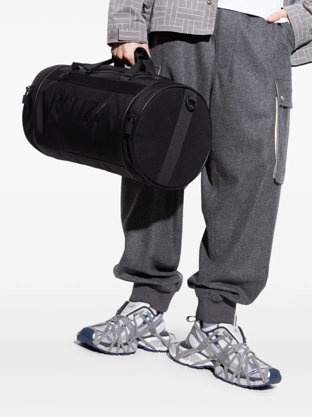 KENZO Spacious Travel Duffle Handbag for Men