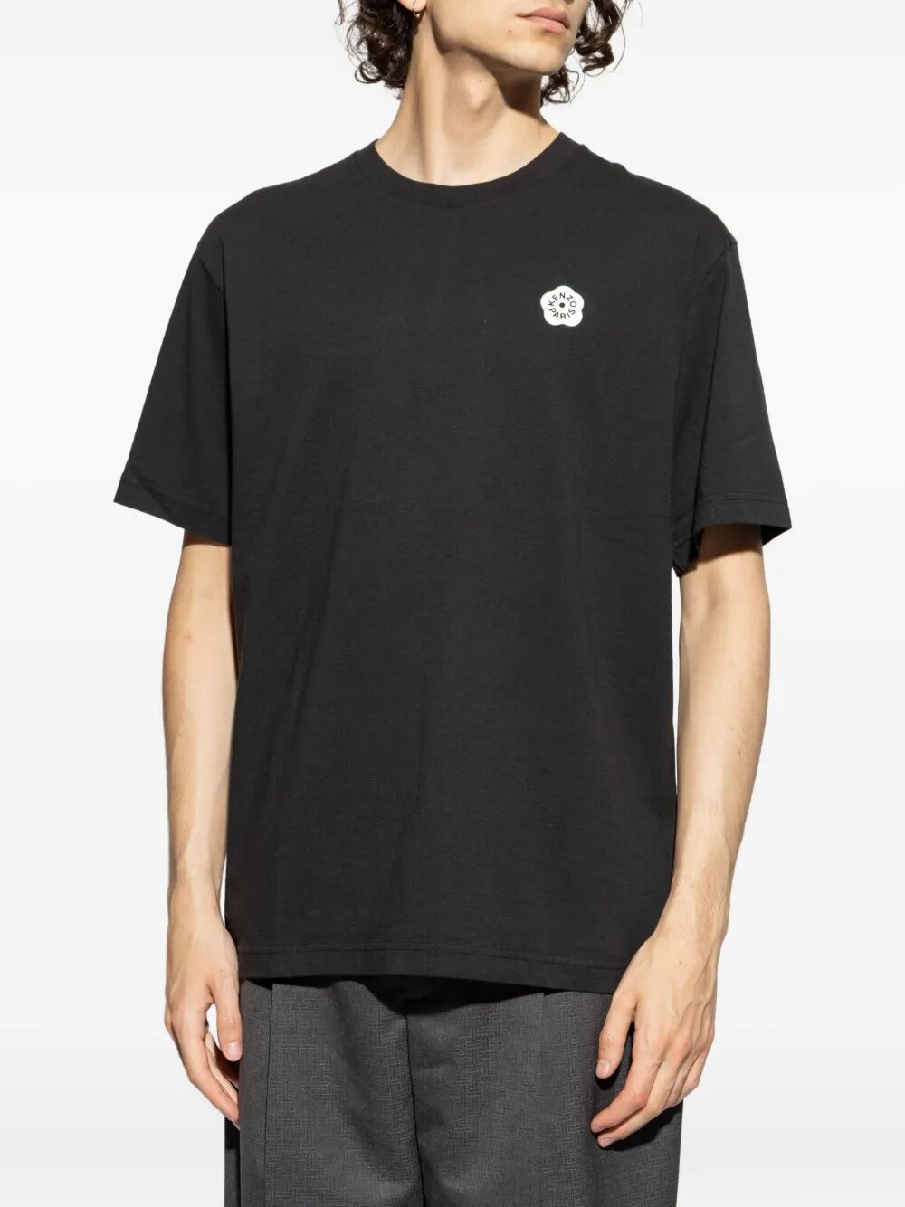 KENZO Men's Signature T-Shirt with Bold Patch