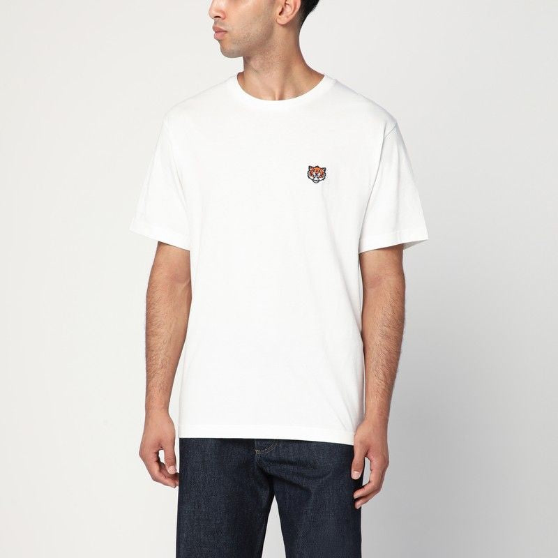 KENZO Classic Cotton T-Shirt with Logo Patch