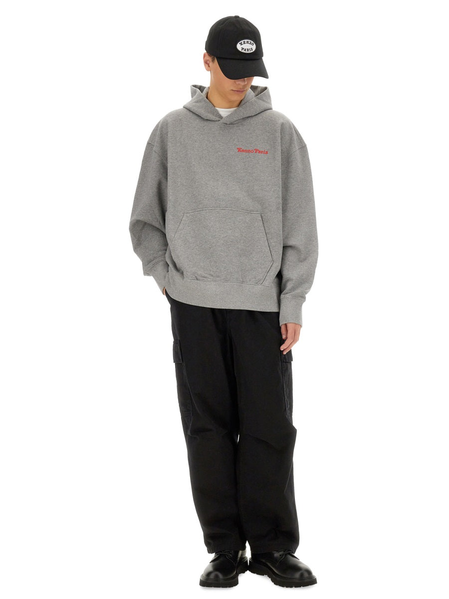 KENZO Logo Print Hoodie for Men