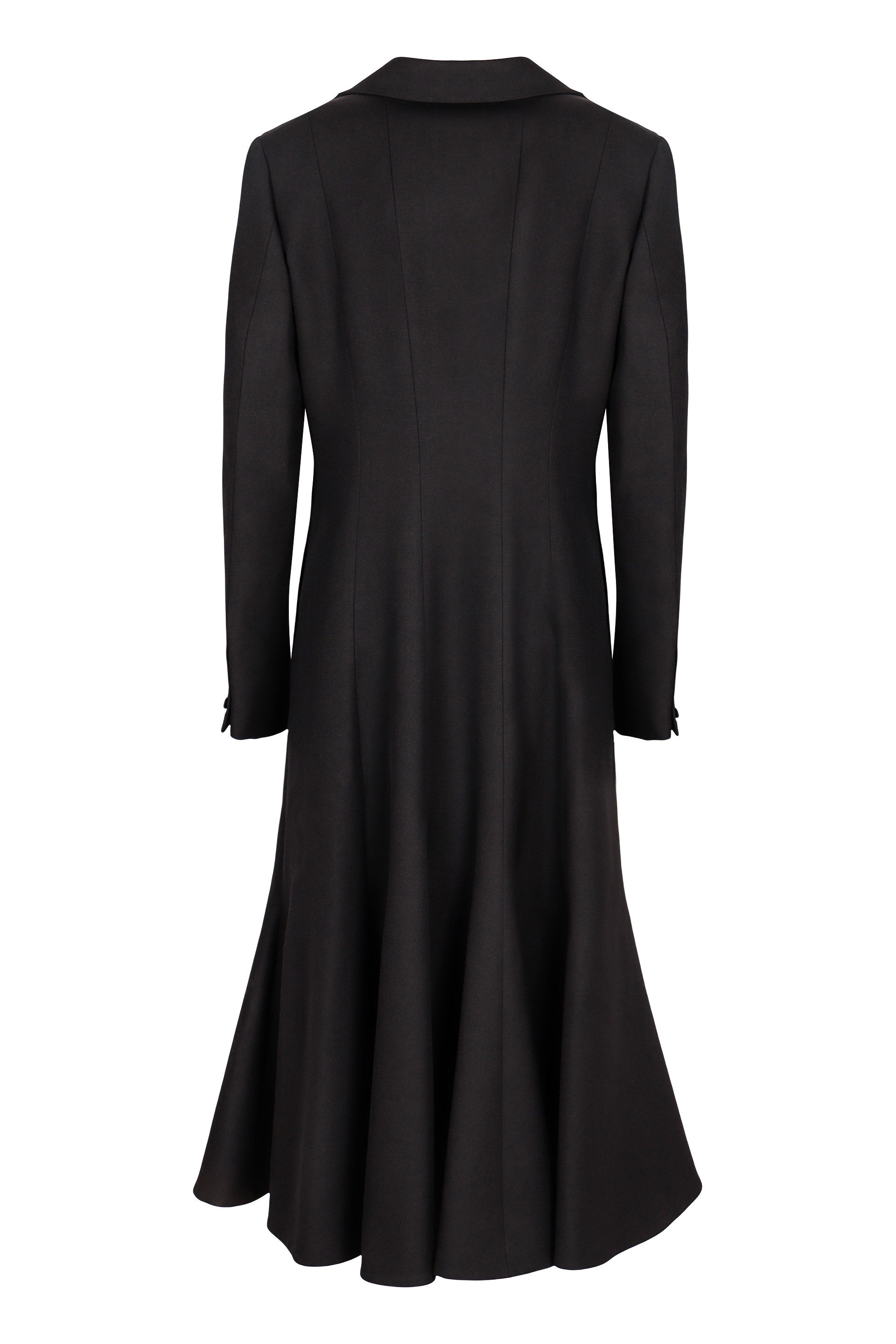 FENDI Peplum Wool Midi Jacket for Women