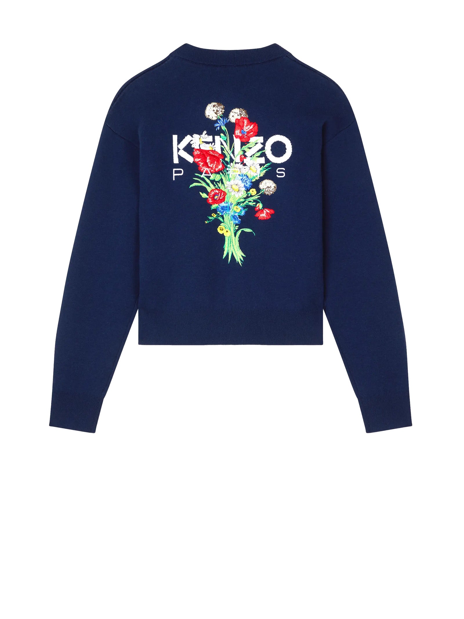 KENZO Women's Cotton Wool Cardigan with Embroidery