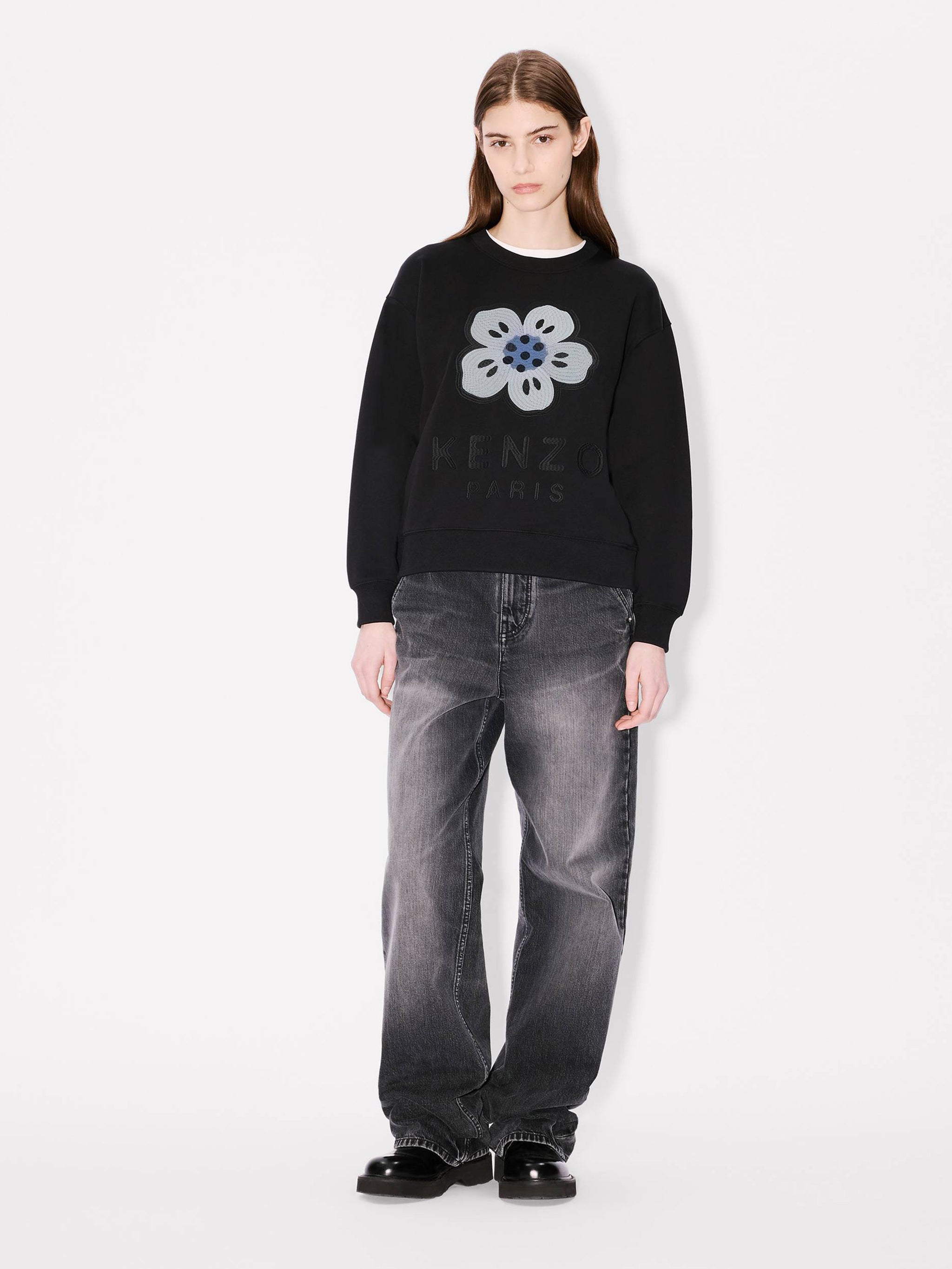 KENZO Embroidered Crewneck Sweatshirt Size S