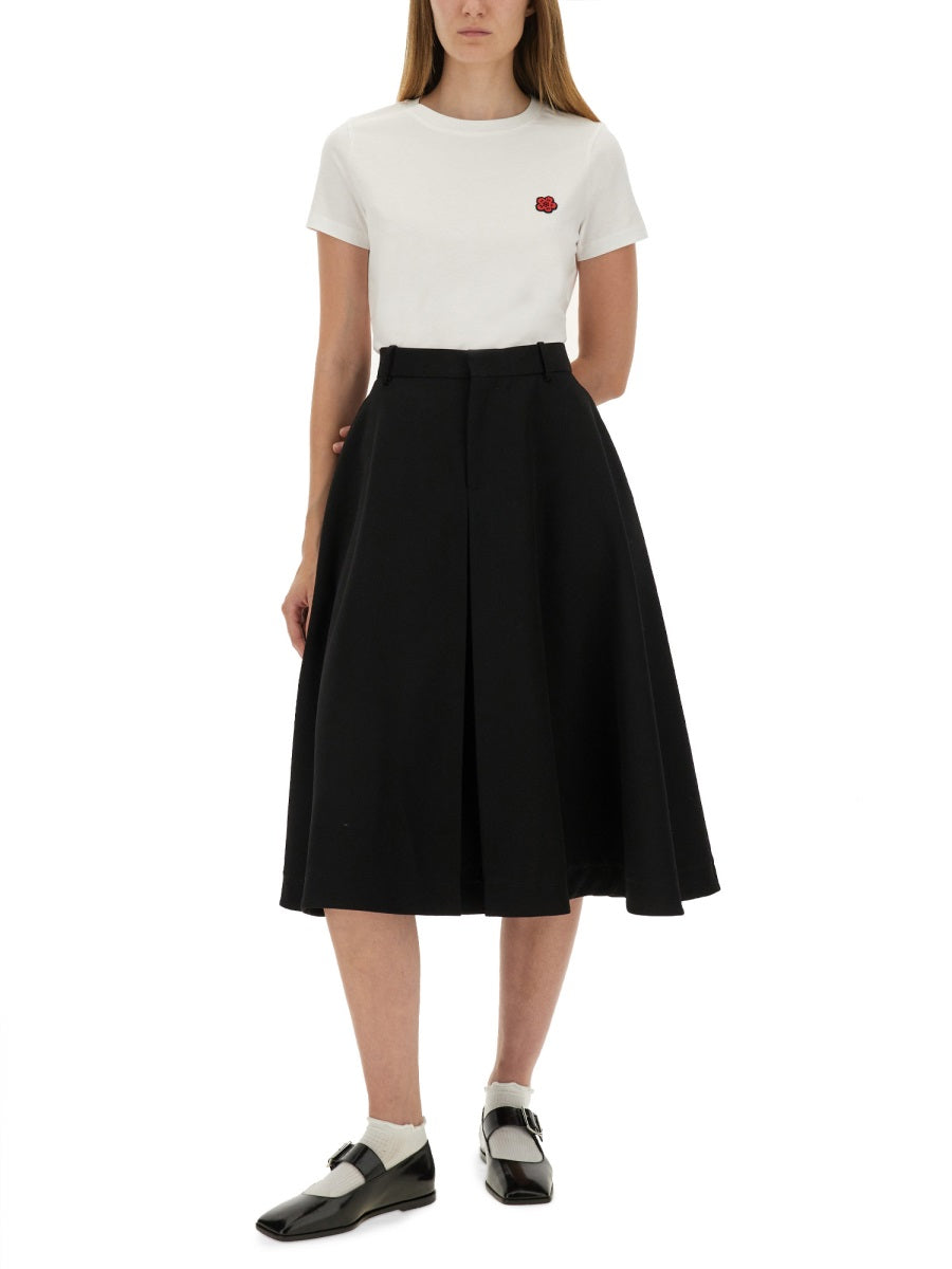 KENZO Embroidered Flower Crewneck T-Shirt - Size S