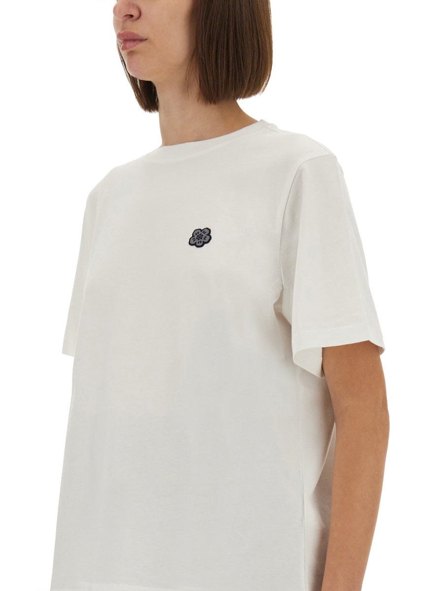 KENZO Relaxing T-Shirt with Embroidered Boke Flower