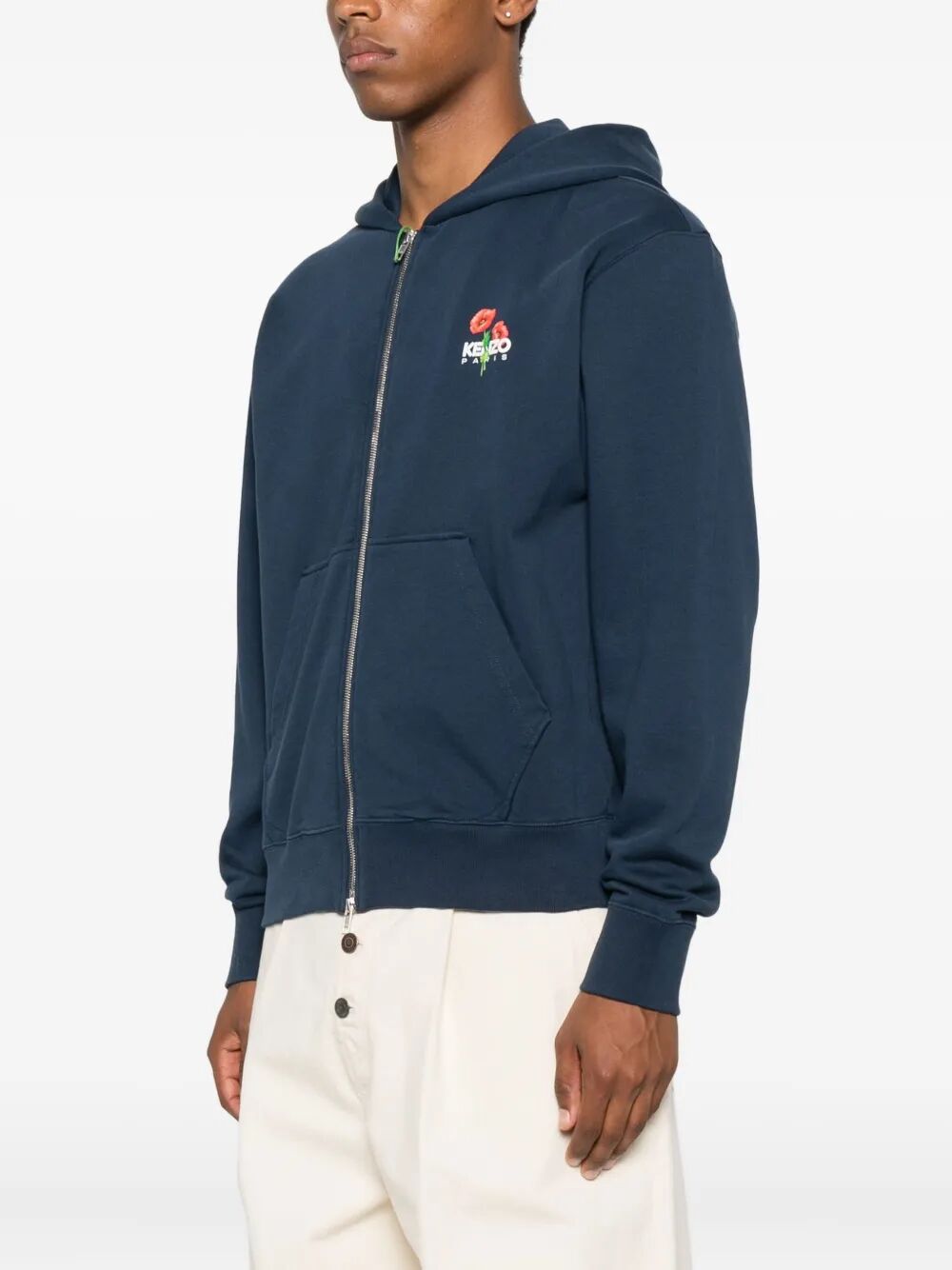KENZO Zip-Up Sweatshirt with Logo