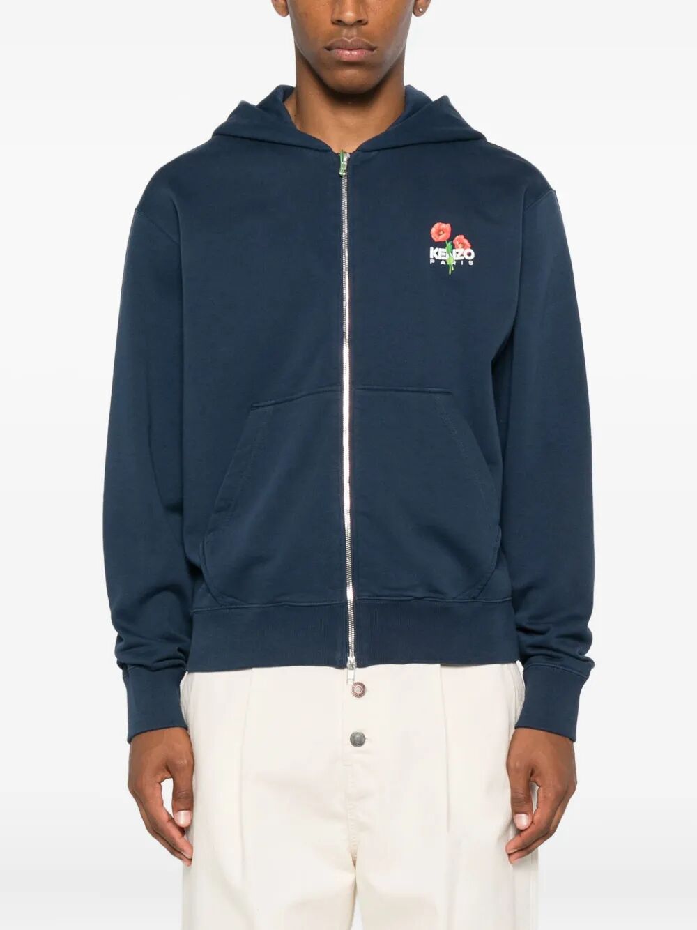 KENZO Zip-Up Sweatshirt with Logo