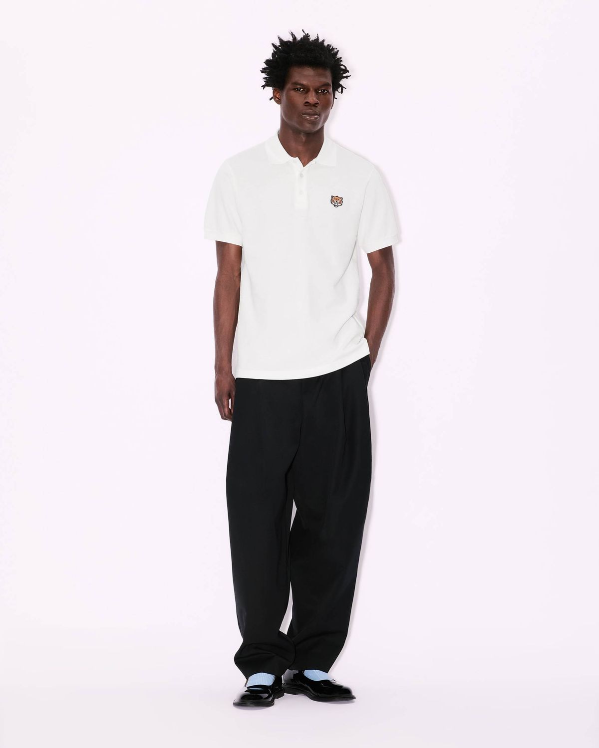 KENZO Classic Polo Shirt with Logo for Men