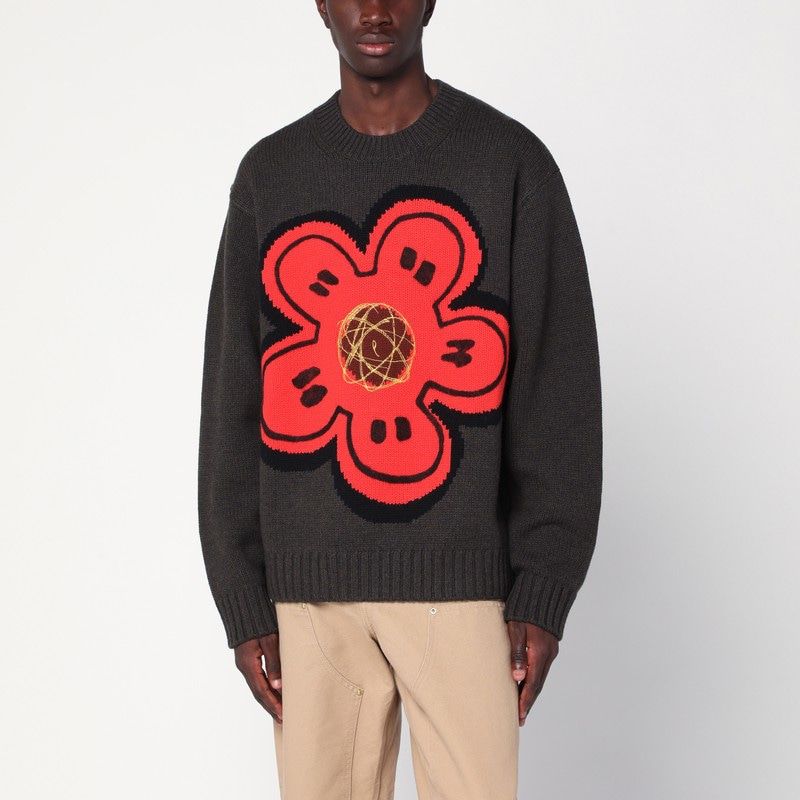 KENZO Men's Crew Neck Sweater in Collaboration with Futura 2000 - Size M