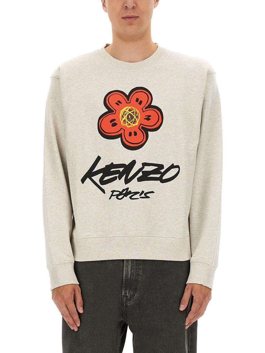 KENZO Printed Crewneck Sweatshirt - Size M
