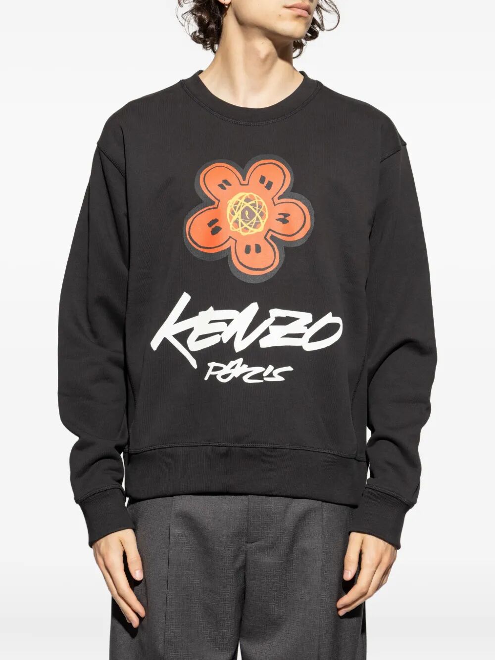 KENZO Printed Crewneck Sweatshirt - Size M