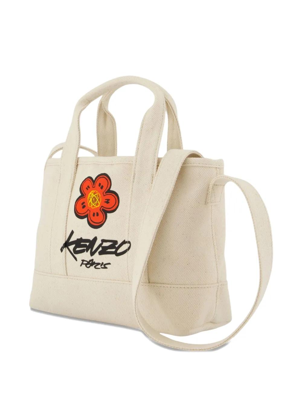 KENZO Floral Print Tote Handbag