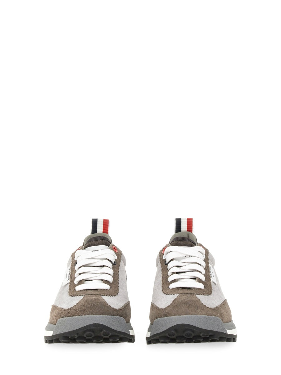 THOM BROWNE Suede Tech Runner Sneakers