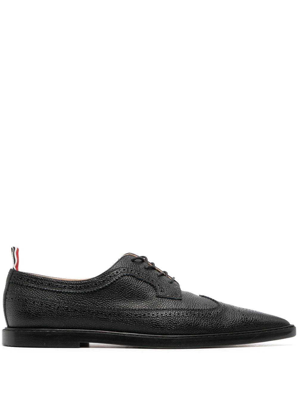 THOM BROWNE Pointed-Toe Leather Brogues - SS24 Collection