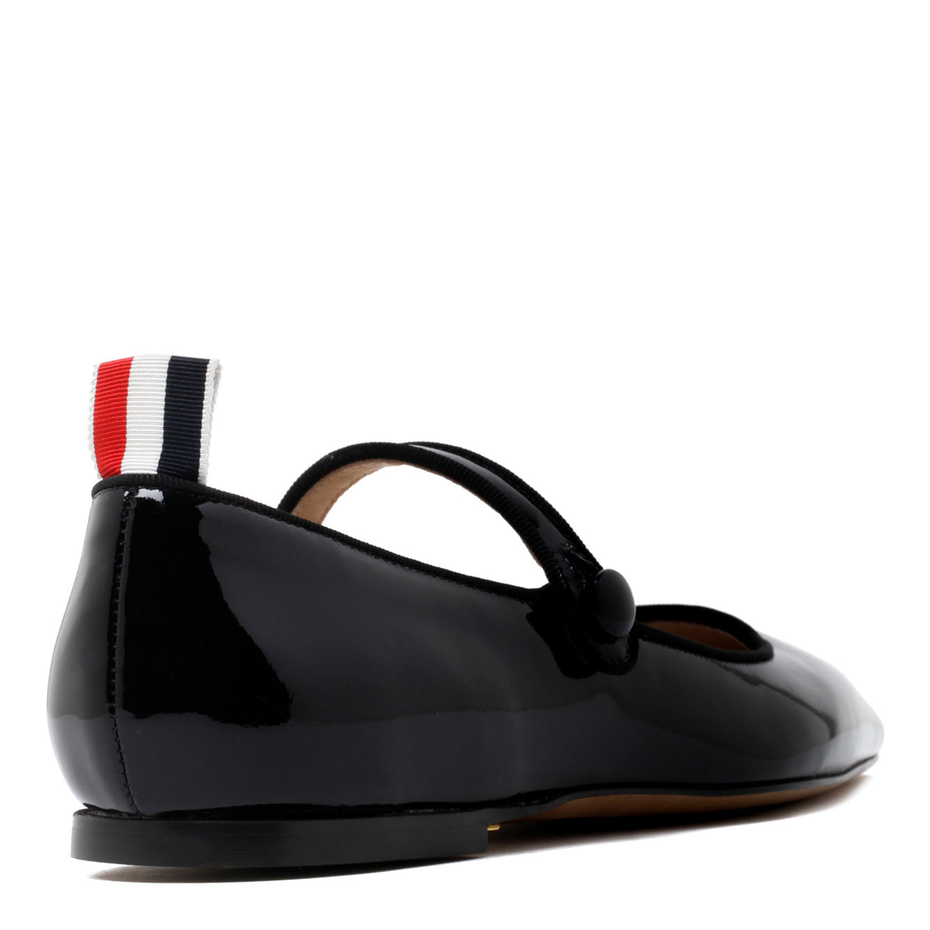 THOM BROWNE 100% Leather Flat Shoes