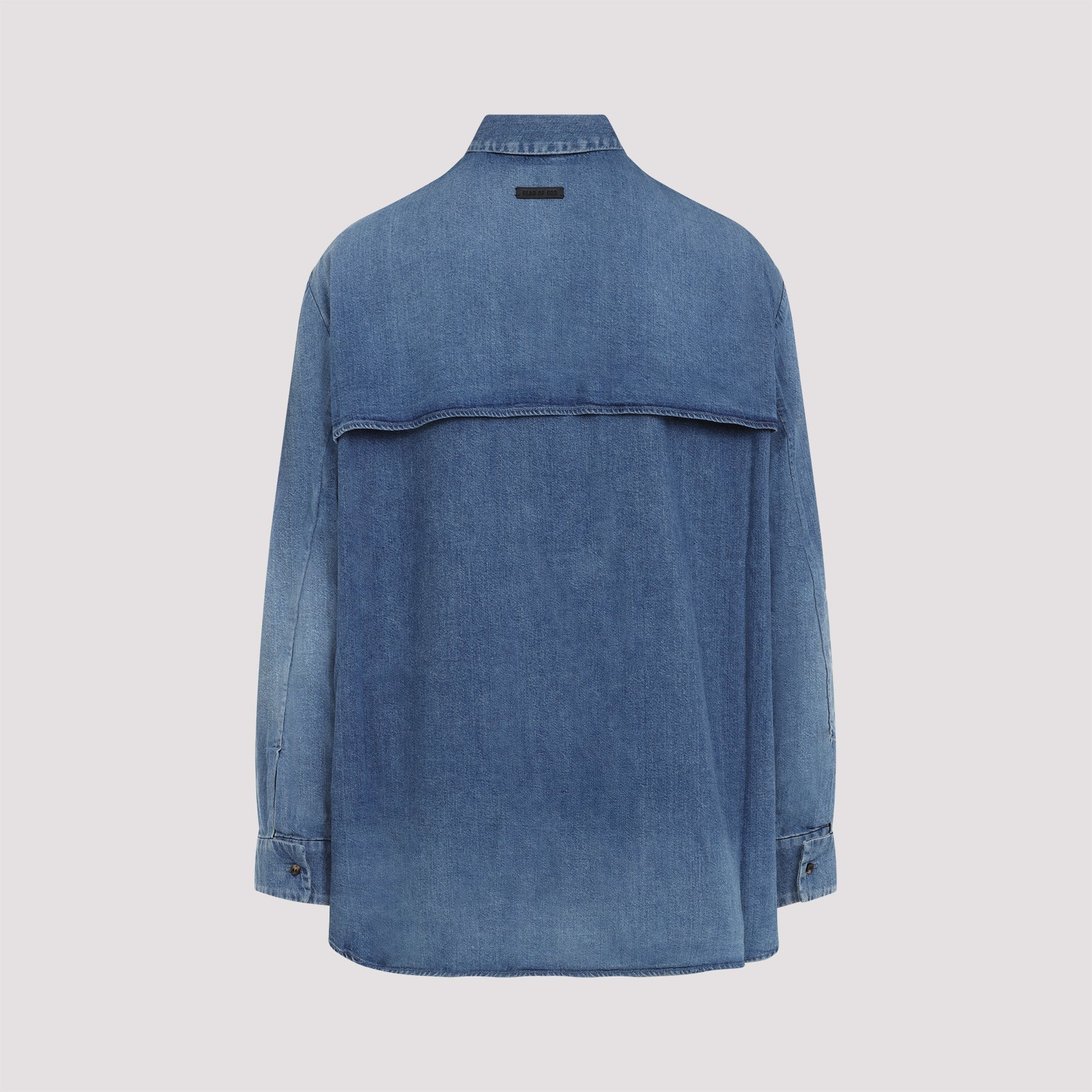 FEAR OF GOD Essential Denim Shirt for Men - FW24 Collection