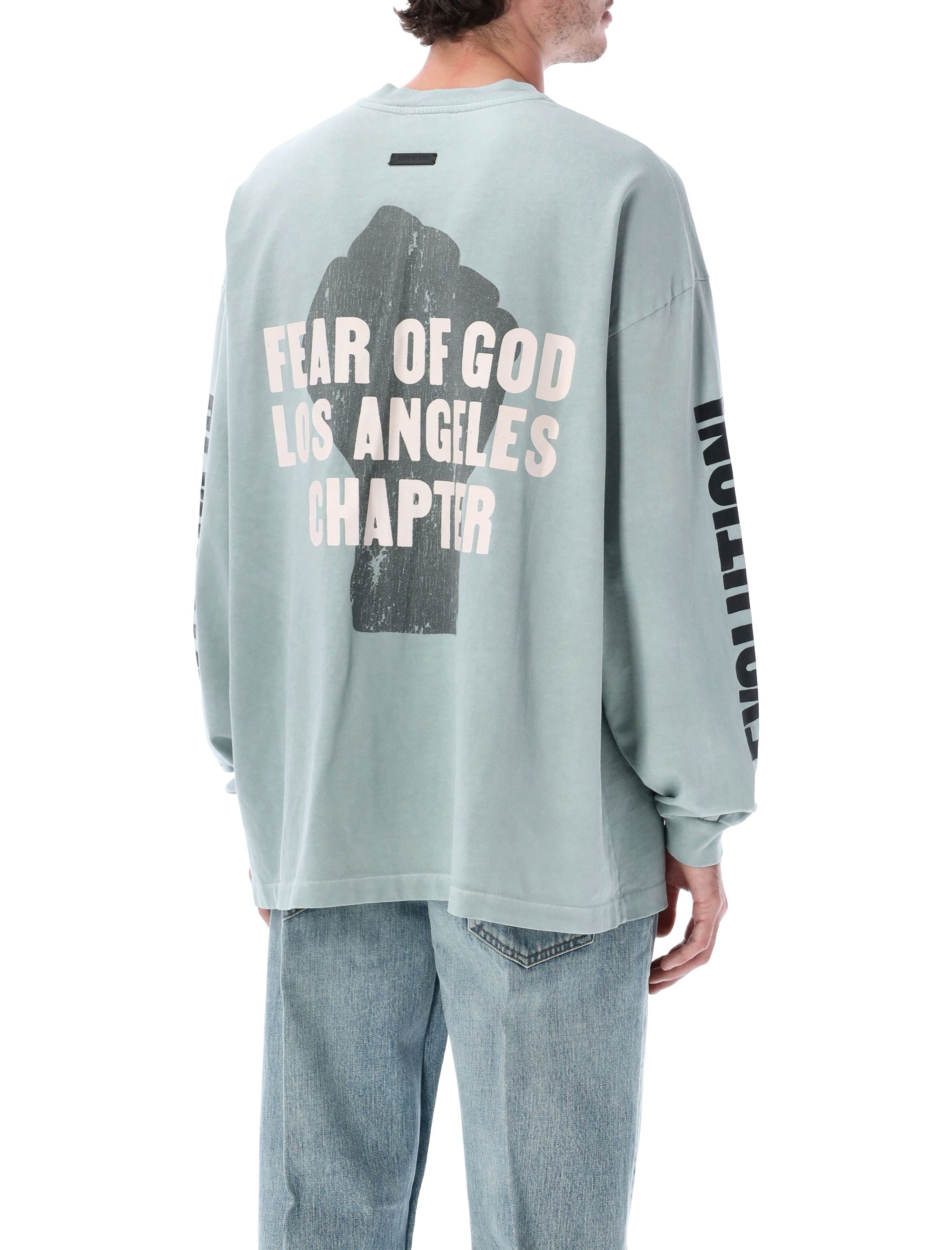FEAR OF GOD Relaxed Disciple Long Sleeve T-Shirt - Size L