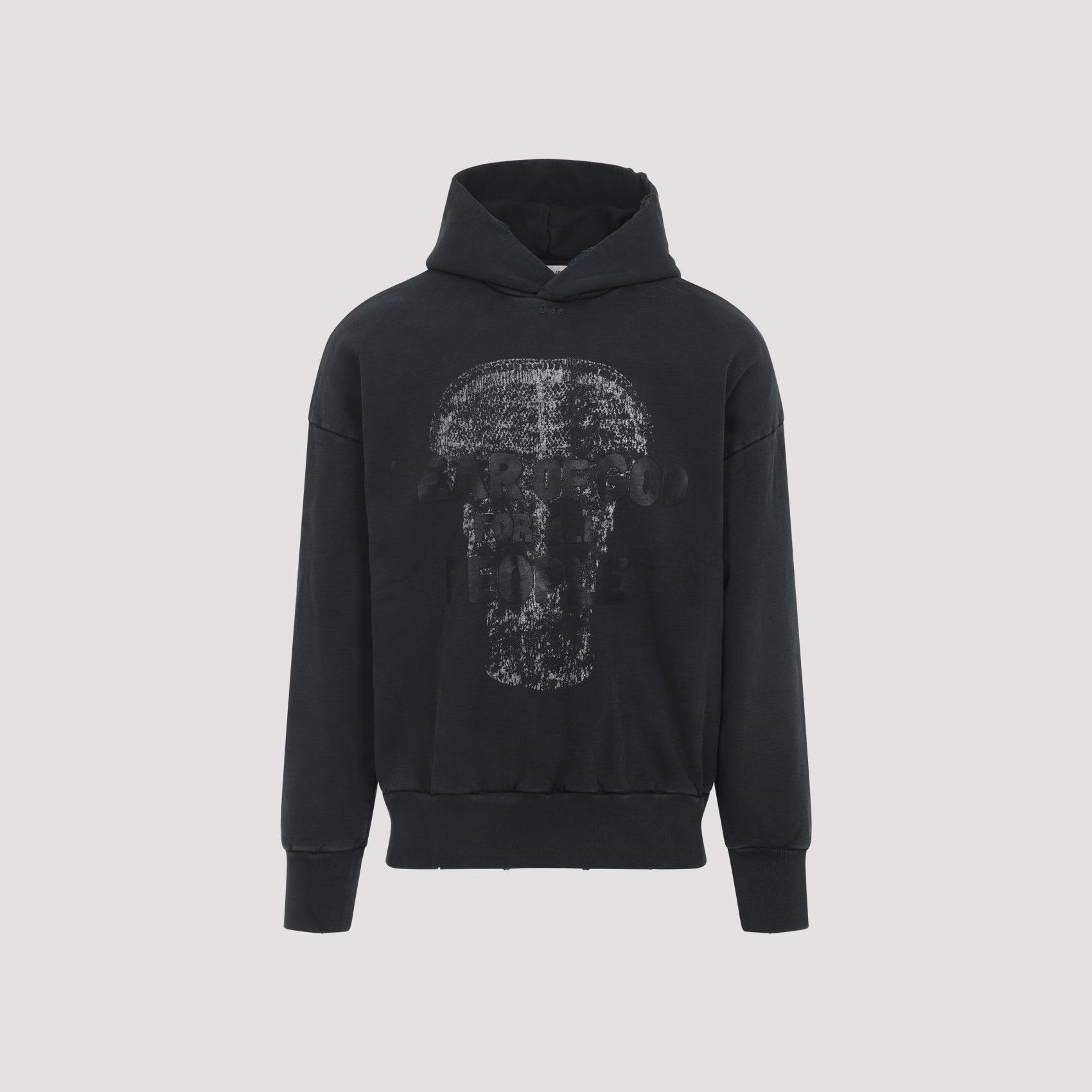 FEAR OF GOD Relaxed Fit Hoodie with Graphic Print