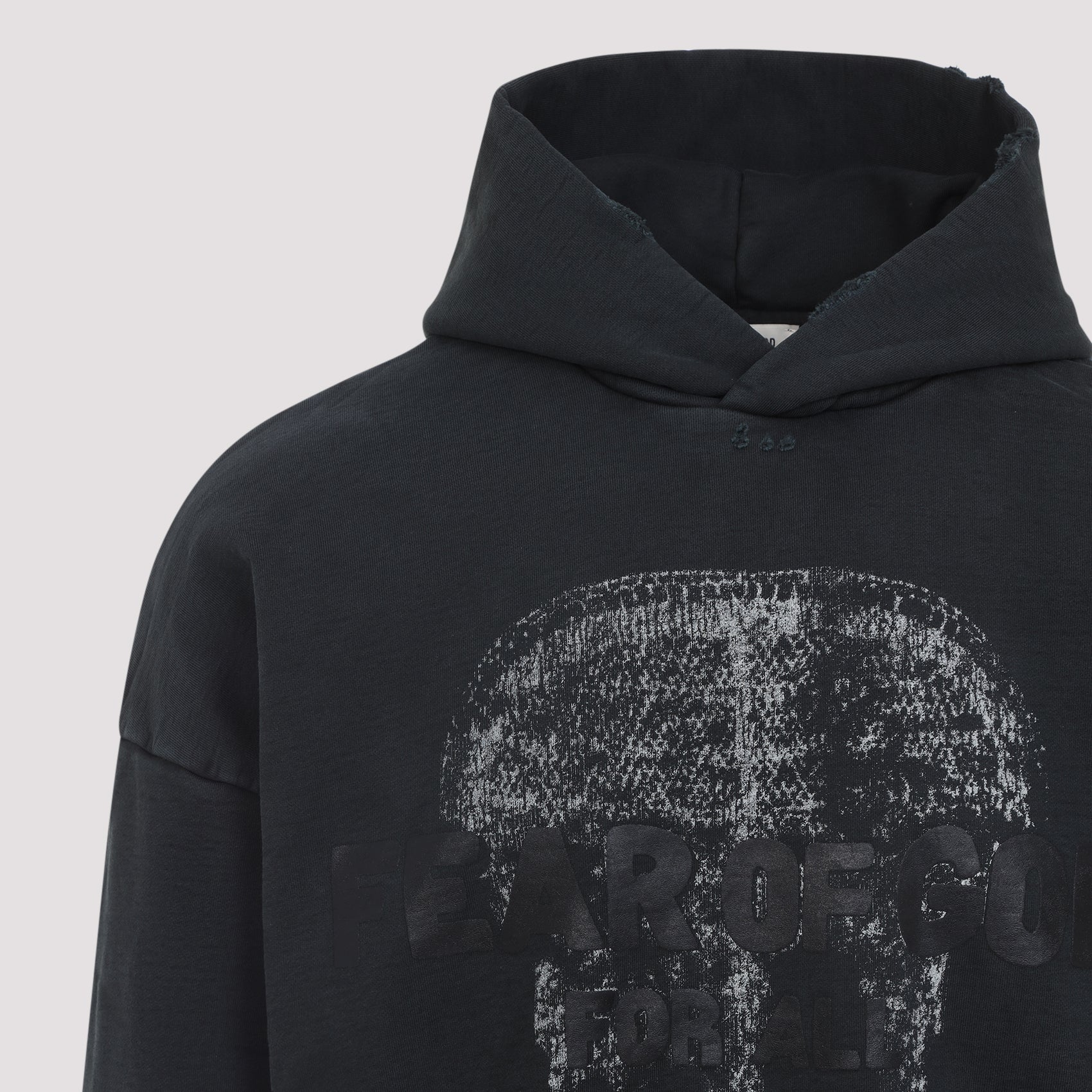 FEAR OF GOD Relaxed Fit Hoodie with Graphic Print