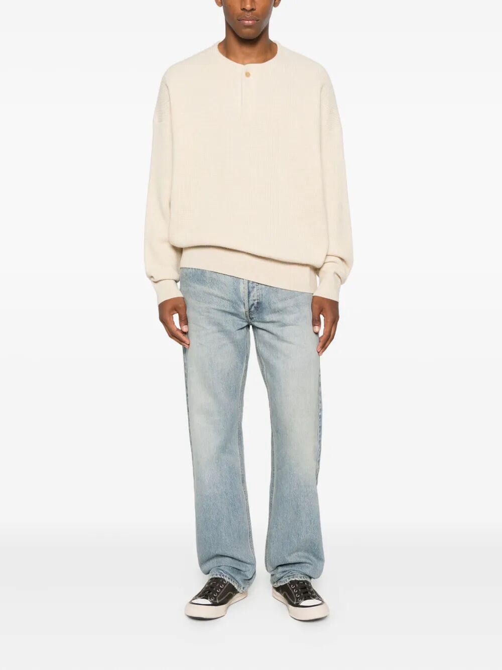 FEAR OF GOD Unisex Henley Sweater - FW25 Collection