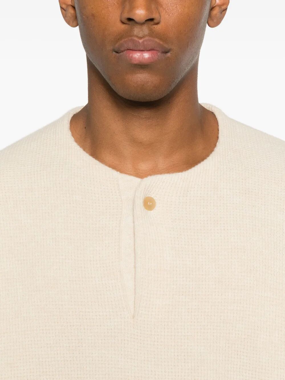 FEAR OF GOD Unisex Henley Sweater - FW25 Collection