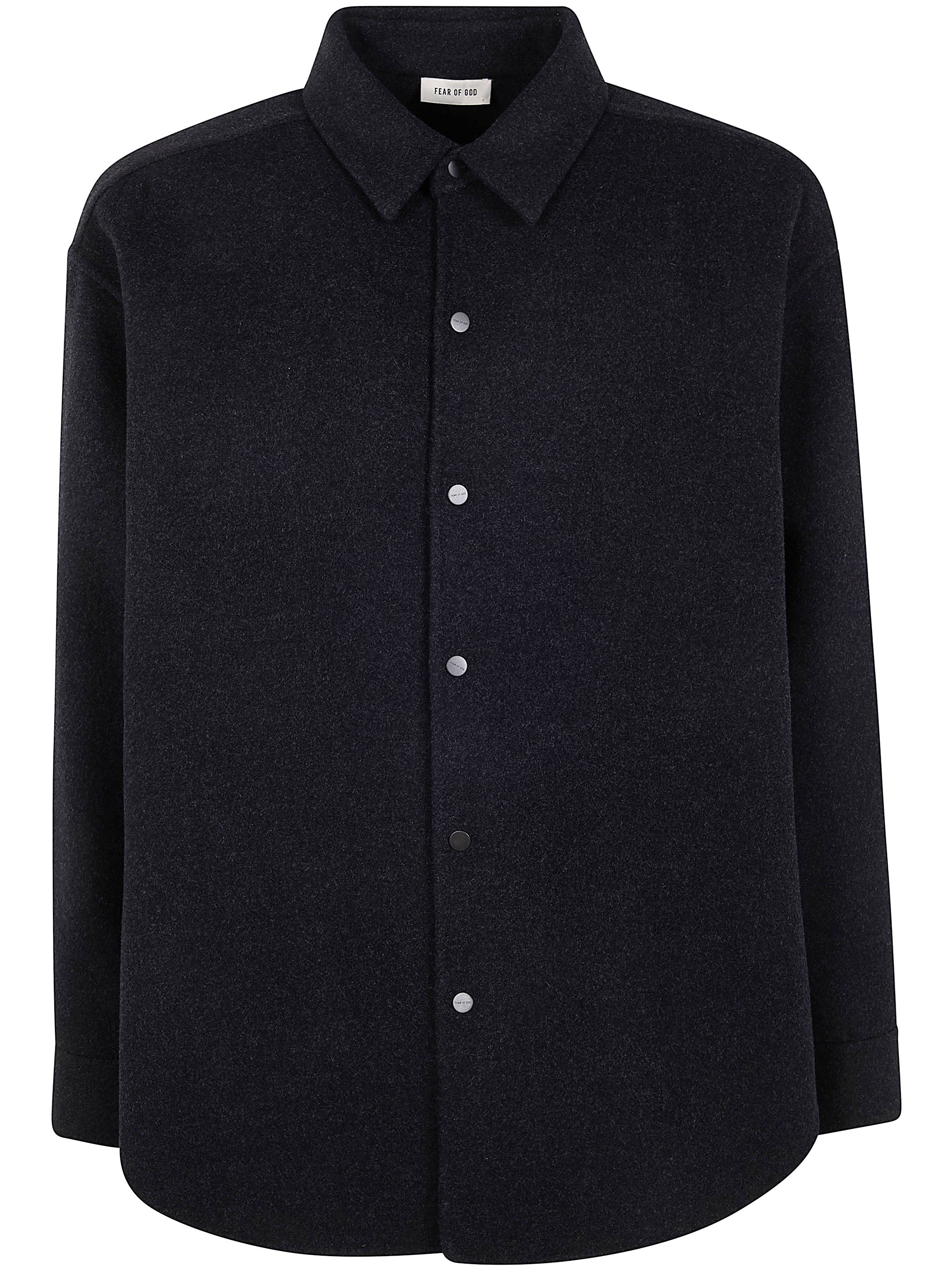 FEAR OF GOD Unisex Overshirt in Wool and Cashmere Blend
