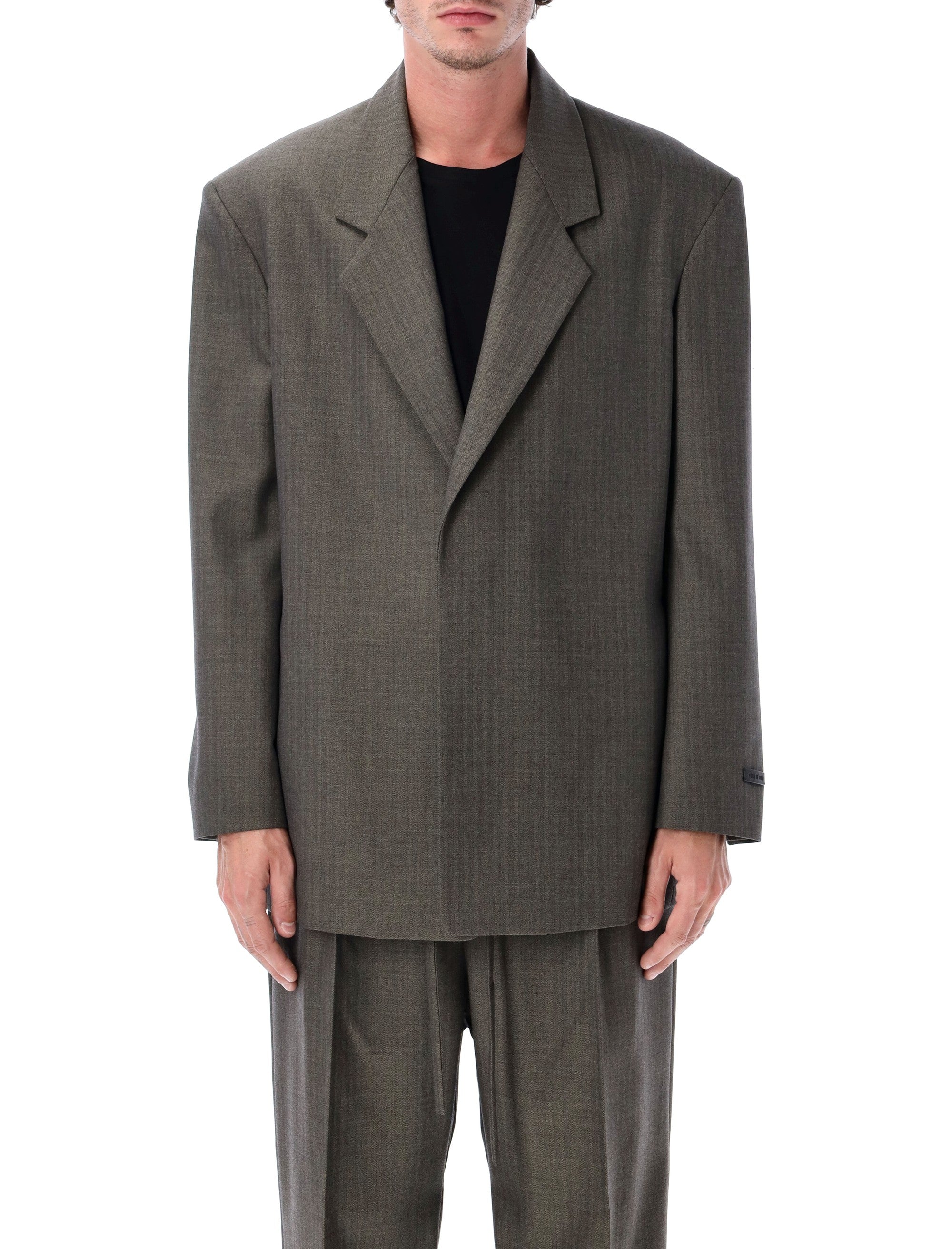 FEAR OF GOD Chevron Wool Single-Breasted Blazer - Size 50