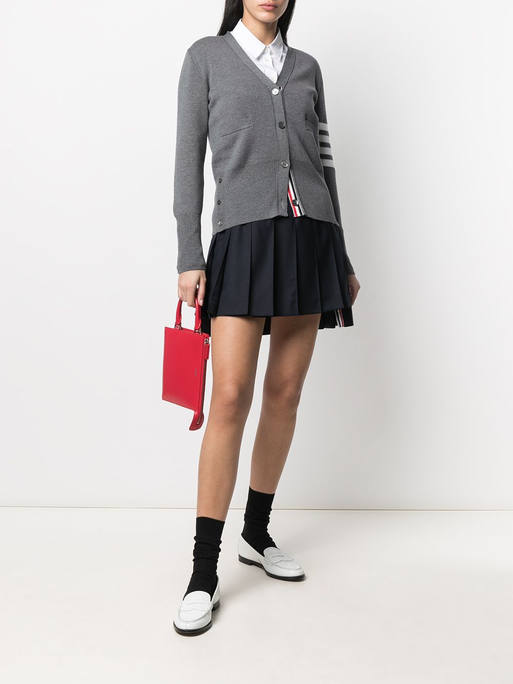 THOM BROWNE Wool Mini Skirt for Men - FW25 Collection