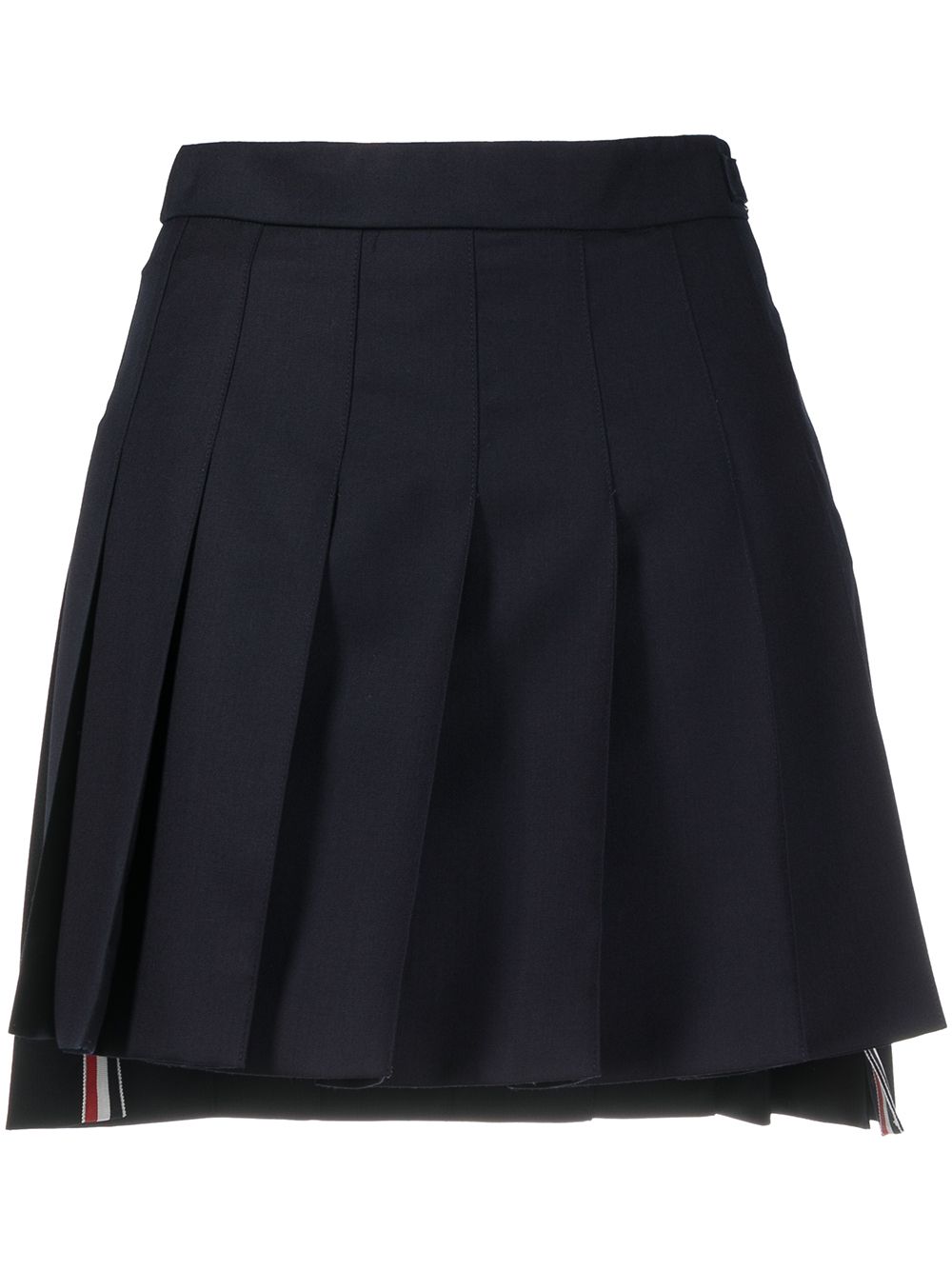 THOM BROWNE Wool Mini Skirt for Men - FW25 Collection