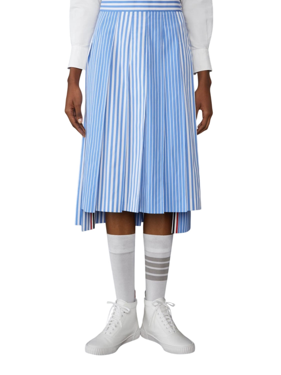 THOM BROWNE Pleated Mini Skirt
