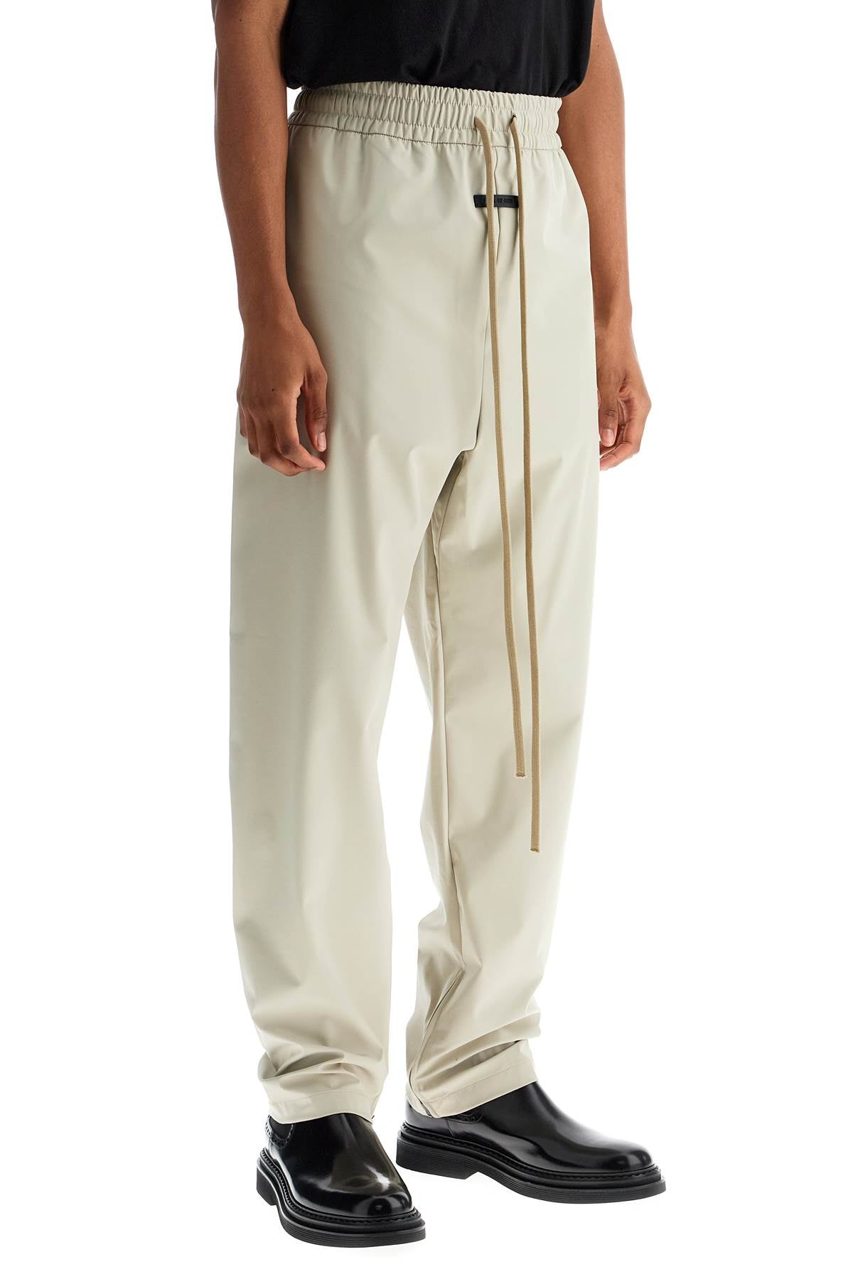 FEAR OF GOD Men's Nylon Blend Trousers with Drawstring Waist