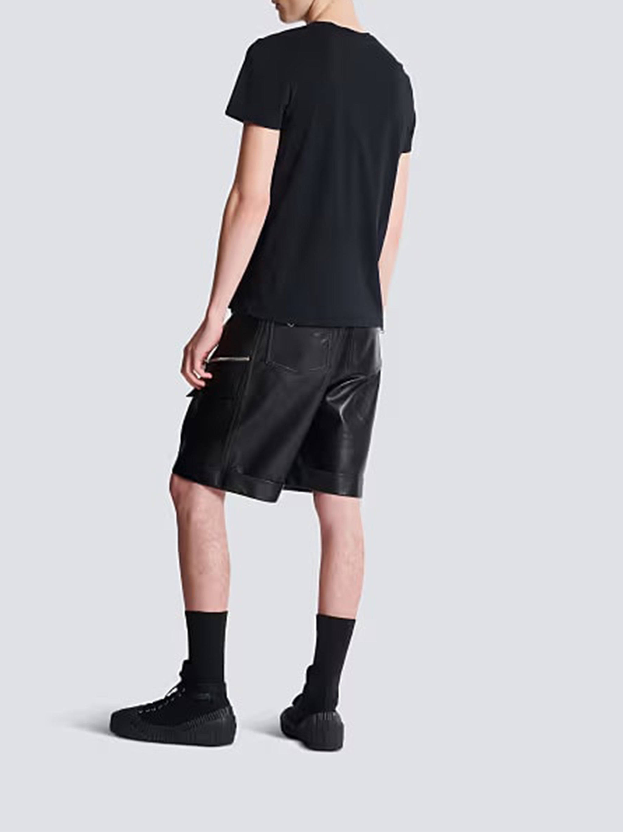 BALMAIN Classic Cotton T-Shirt for Men - Mini Fit