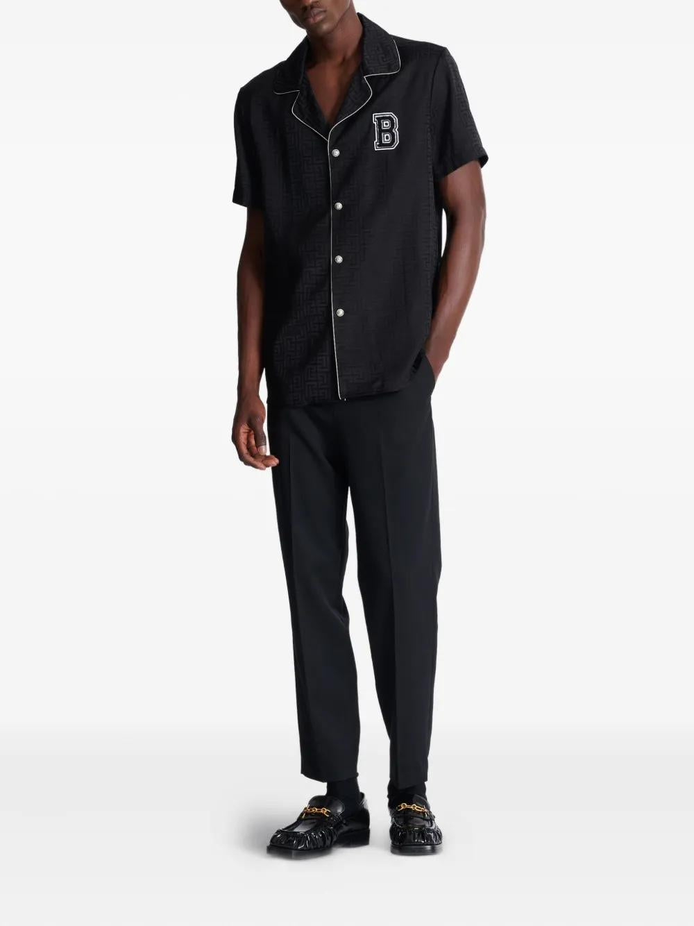 BALMAIN Varsity Pajama Shirt