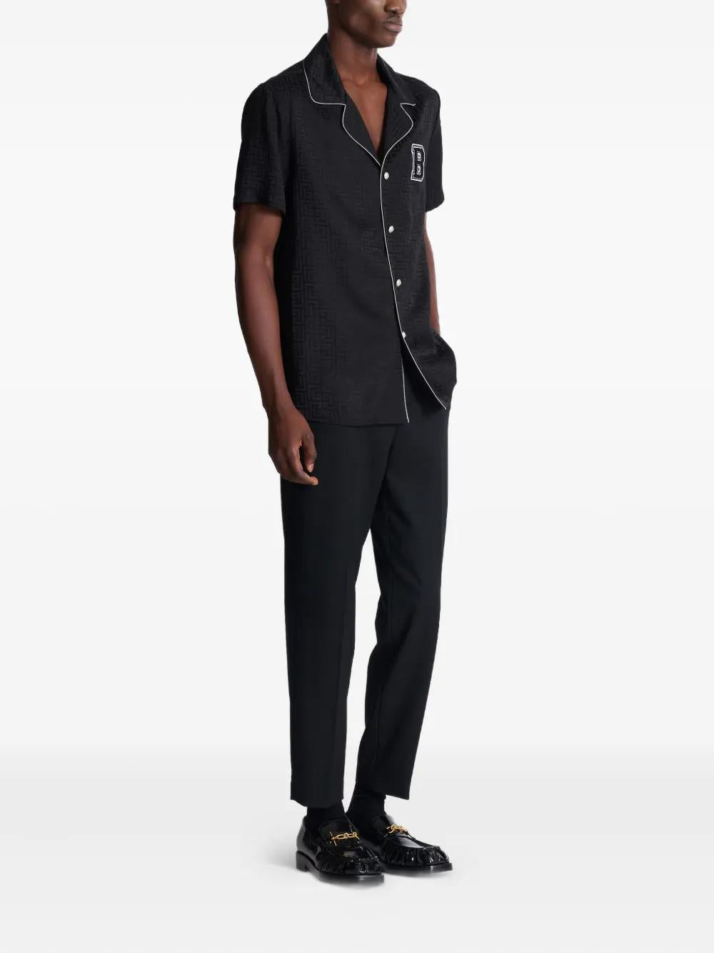 BALMAIN Varsity Pajama Shirt