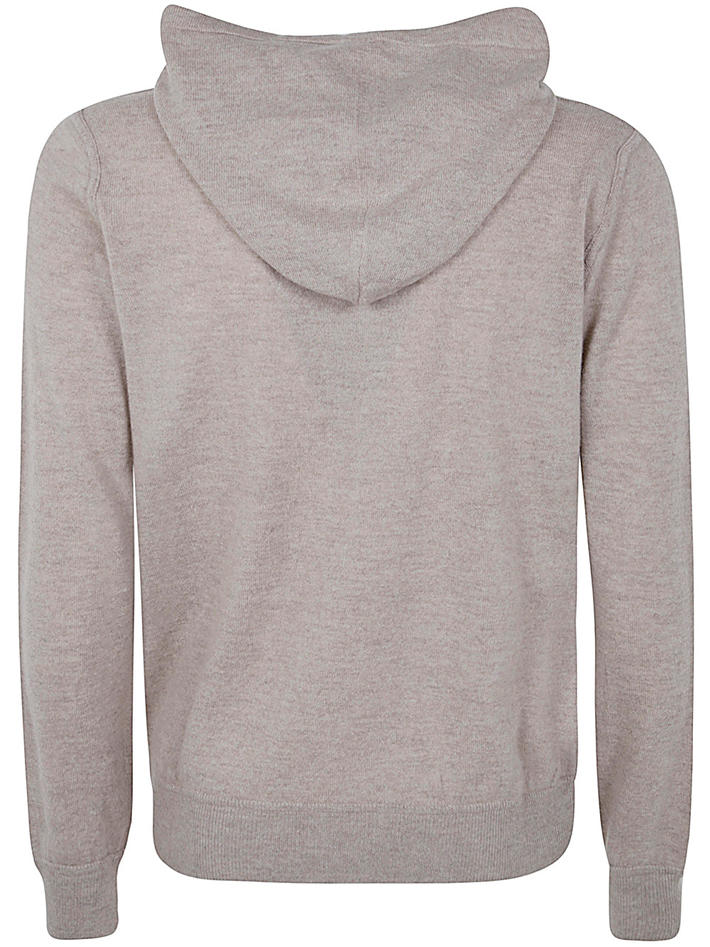 FILIPPO DE LAURENTIIS Long Sleeves Cashmere Wool Full Zip Hoodie