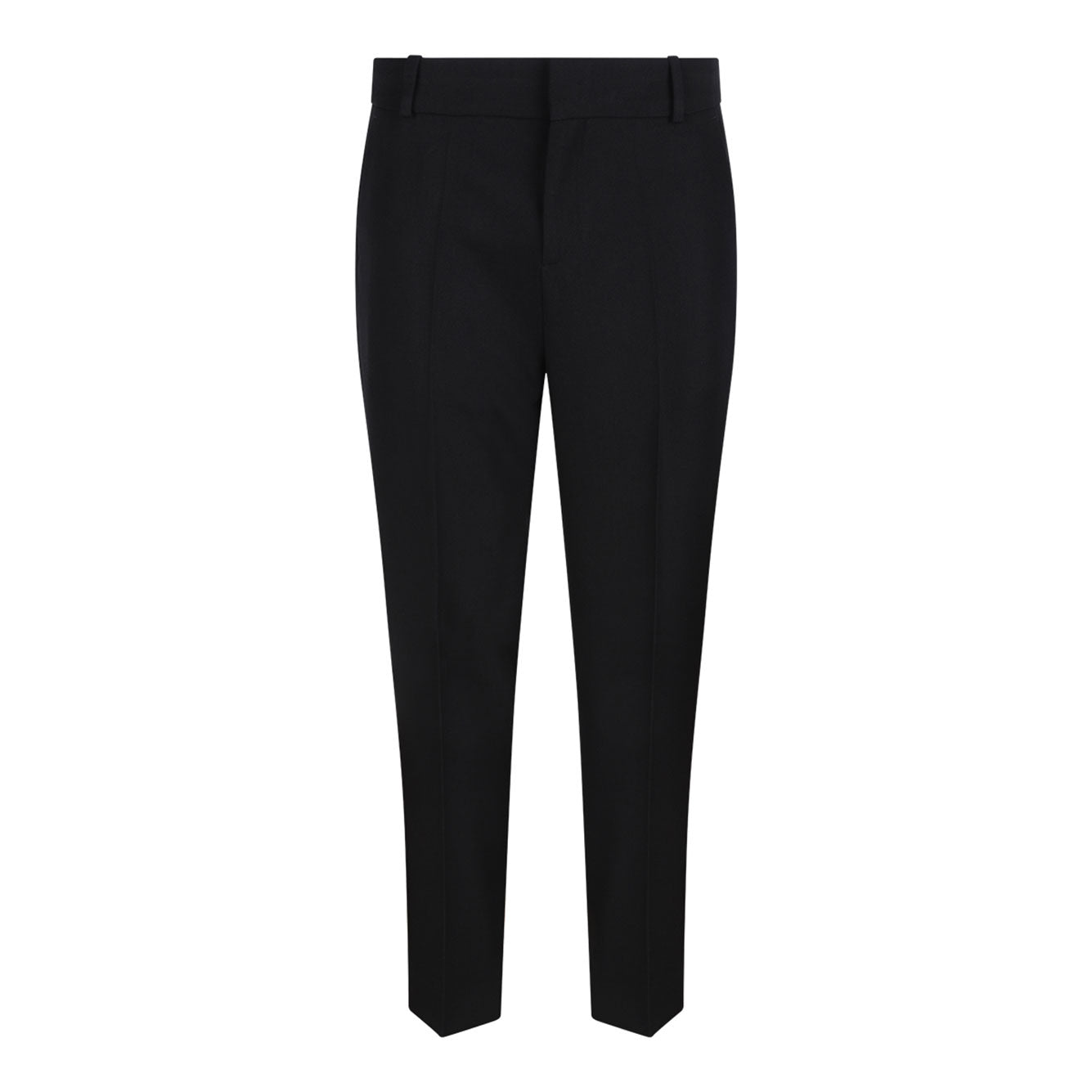 BALMAIN Classic Virgin Wool Trousers for Men
