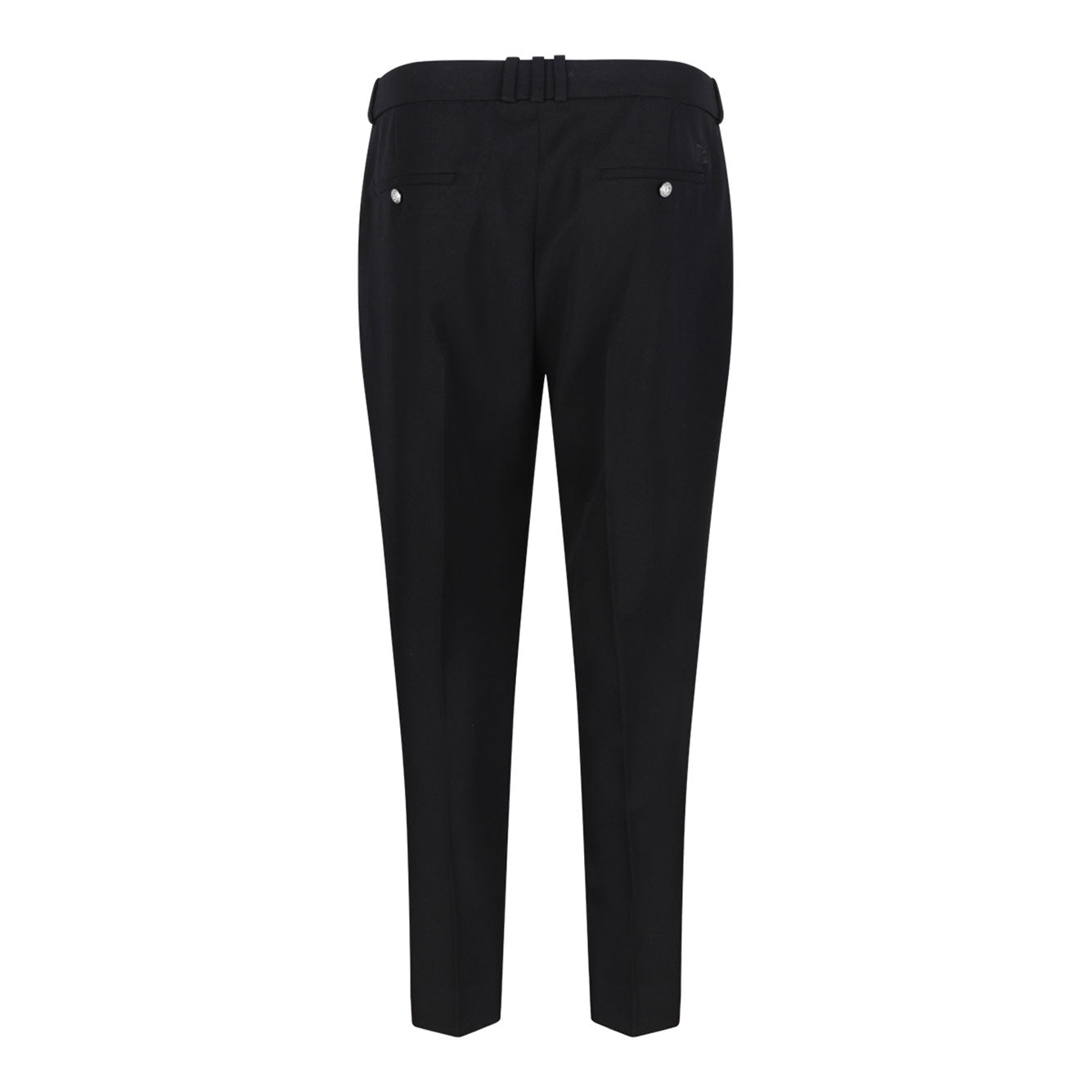 BALMAIN Classic Virgin Wool Trousers for Men