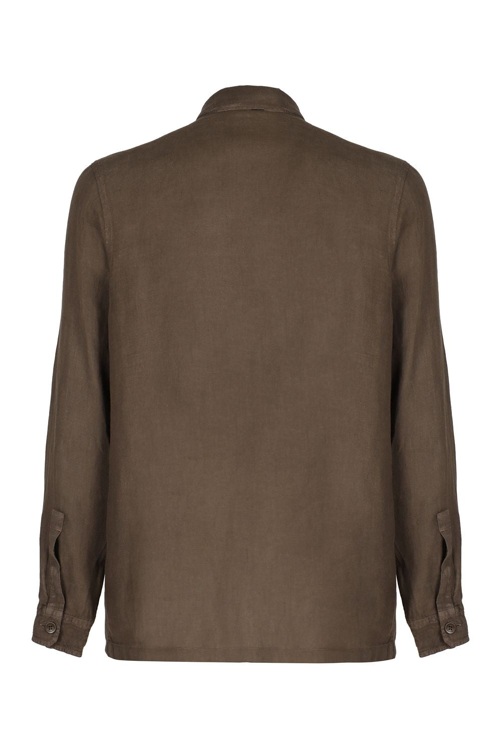 HERNO Linen Utility Shirt