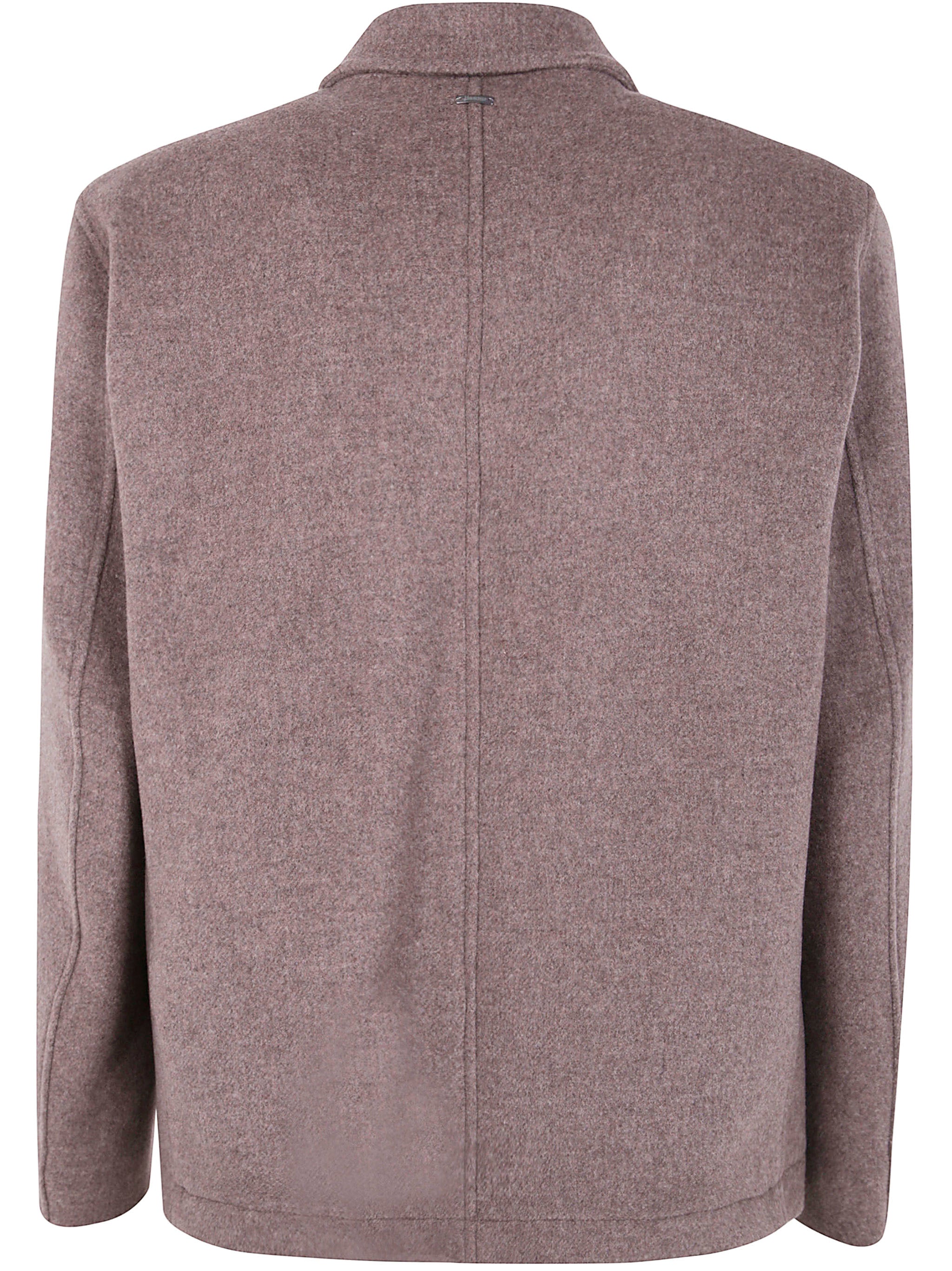 HERNO Men's Shirt Neck Field Jacket