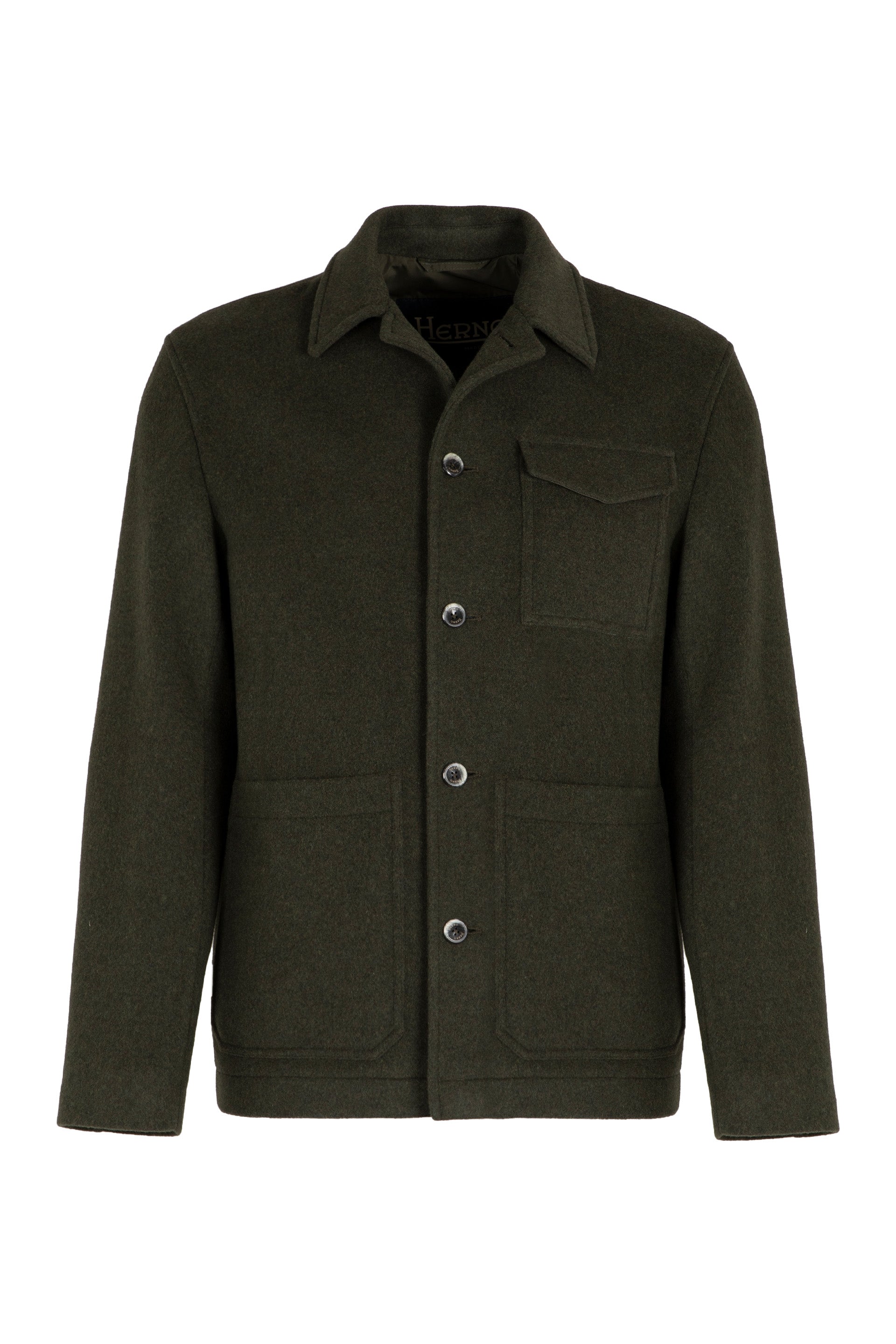 HERNO Men's Wool Overshirt