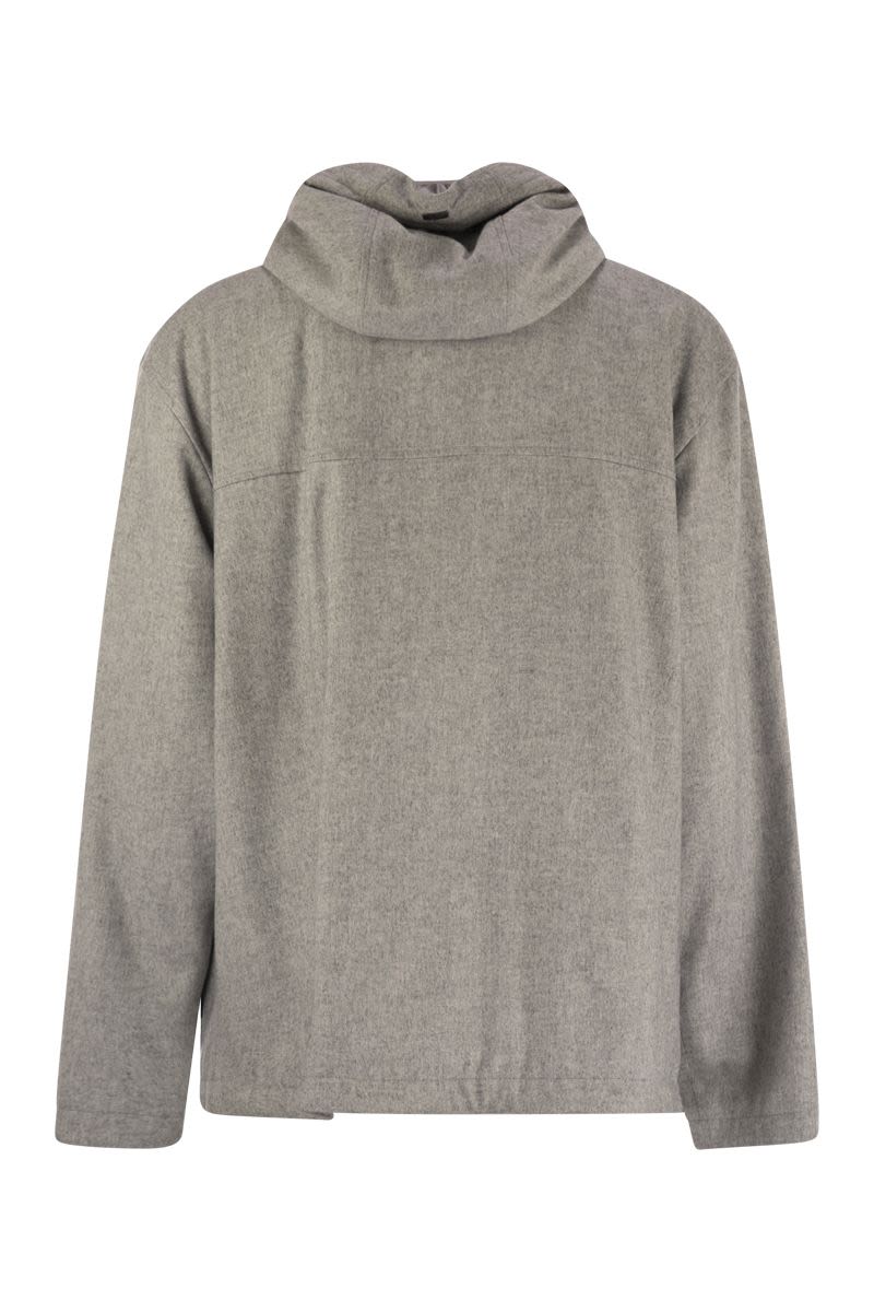 HERNO Men's Field Jacket in Silk and Cashmere