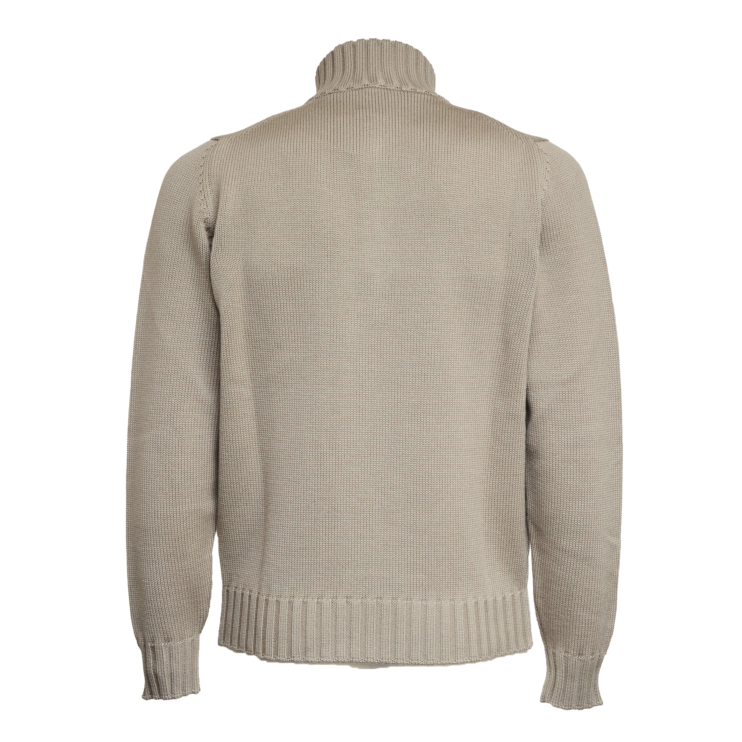FILIPPO DE LAURENTIIS Men's Half Zip Merino Wool Sweater